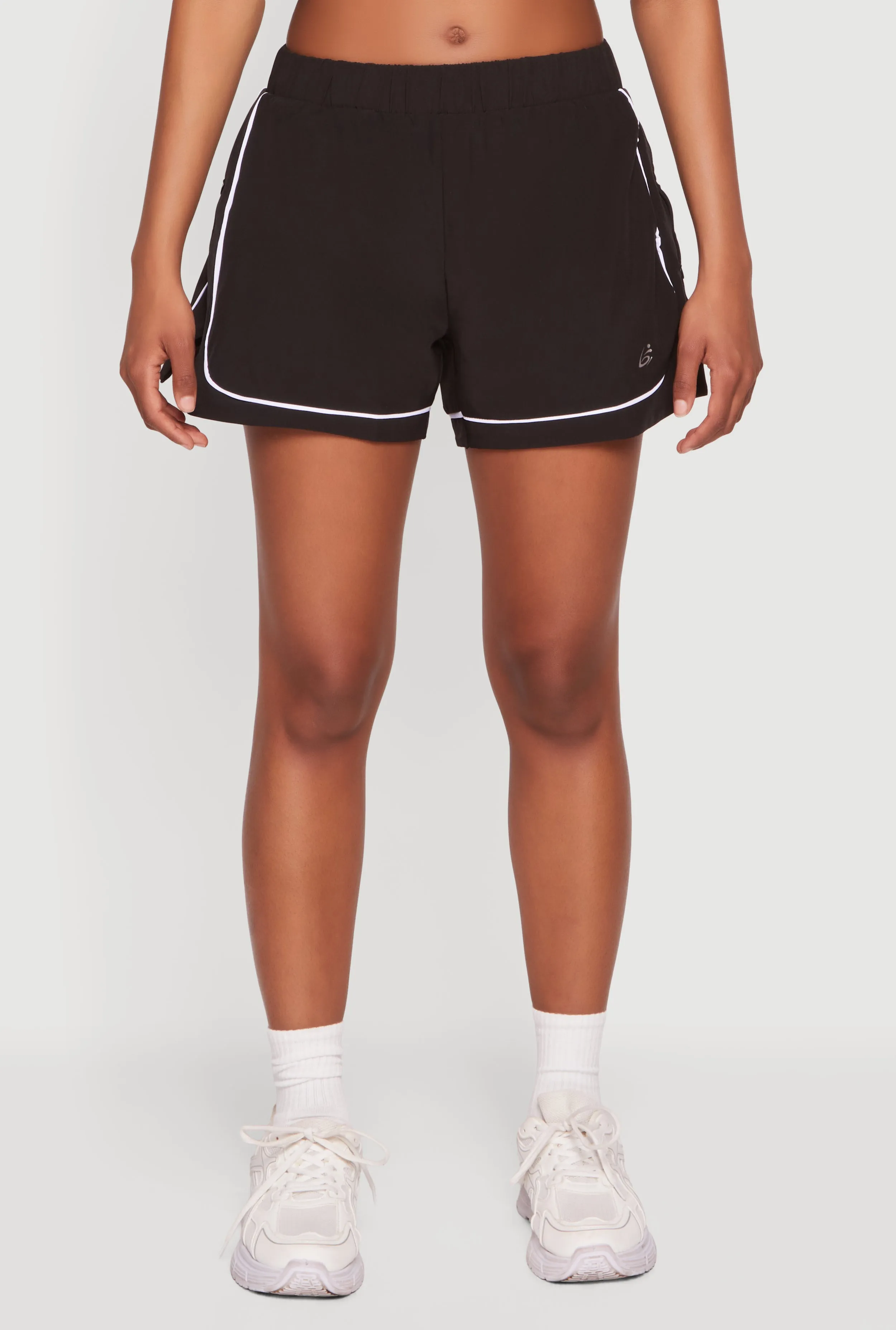 Contrast Trim Piping Dolphin Shorts sold by Rainbow product image thumbnail 3