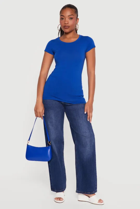 Short Sleeve Crew Neck T-Shirt made by Ambiance