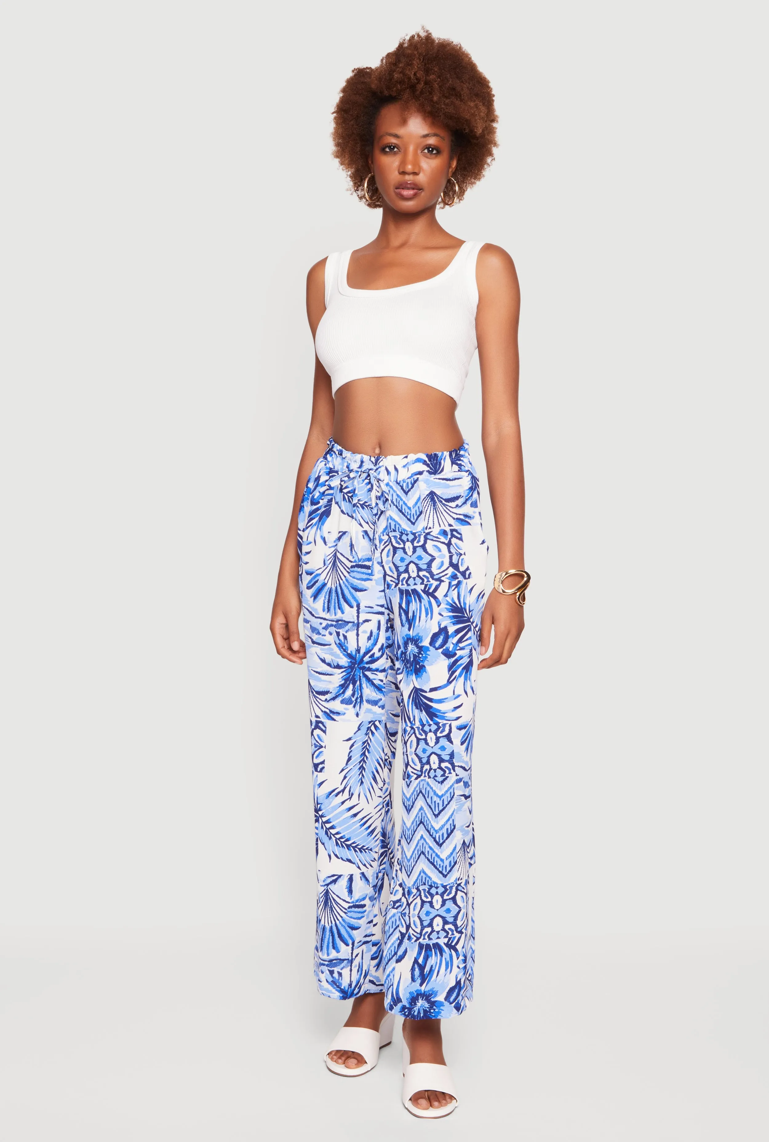 Printed Pattern Wide Leg Pants sold by Rainbow product image thumbnail 3