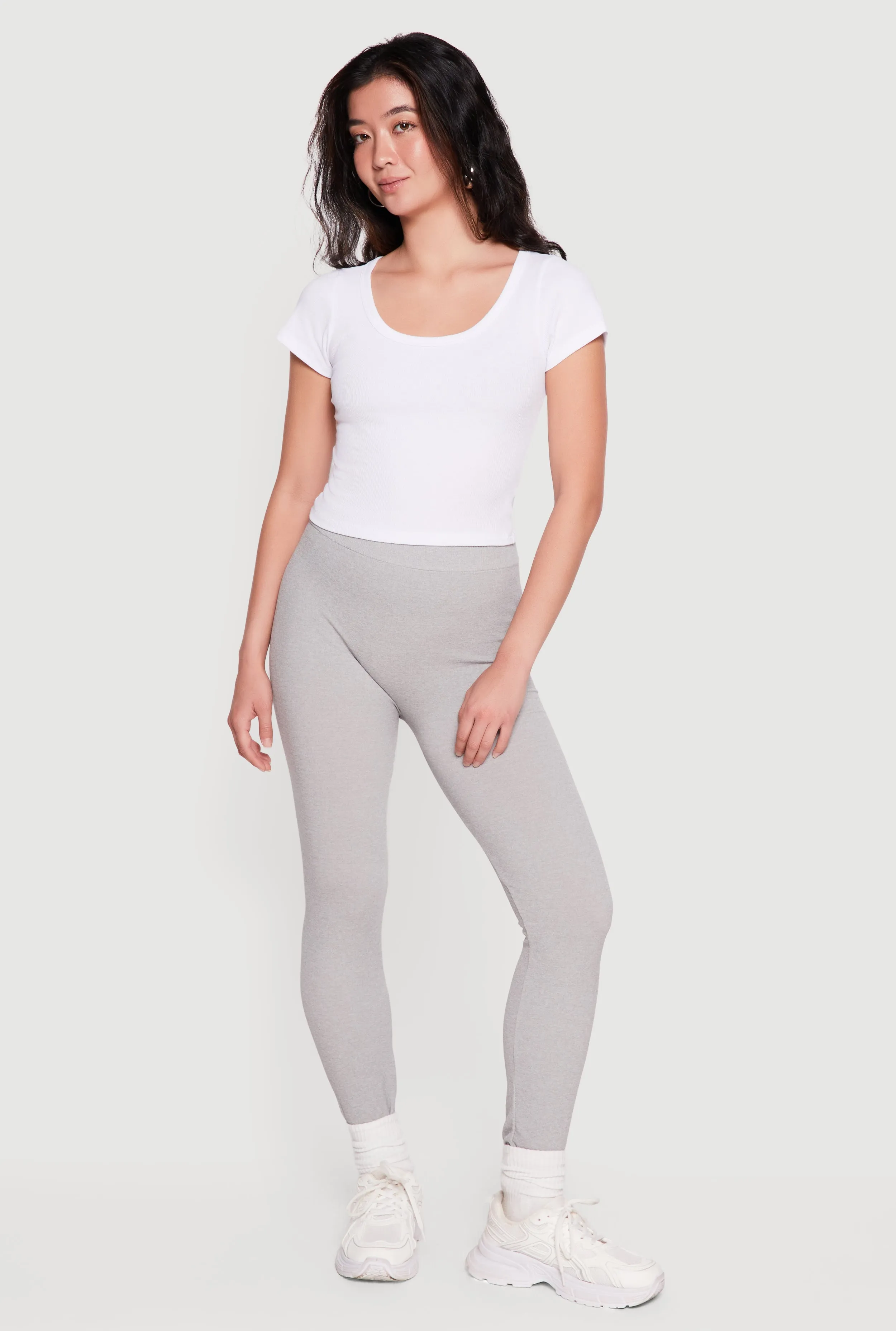 High Waisted Seamless Basic Leggings sold by Rainbow