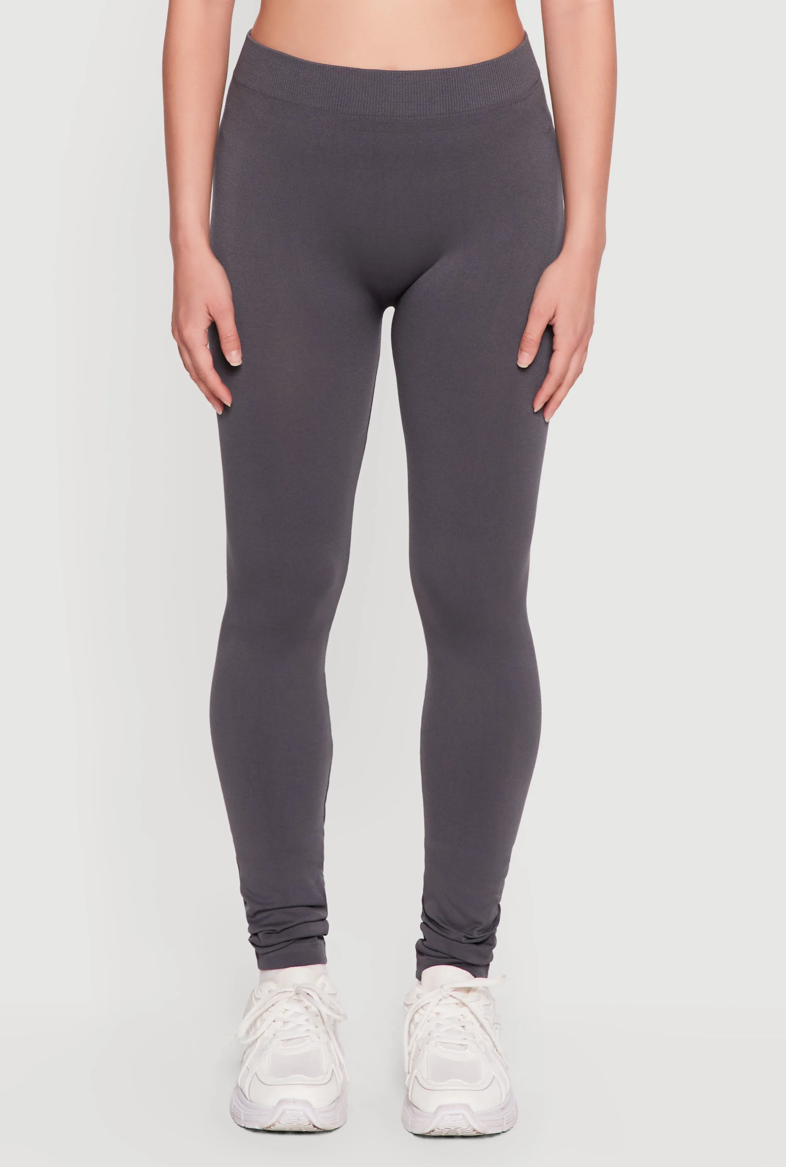 High Waisted Seamless Basic Leggings sold by Rainbow product image thumbnail 3