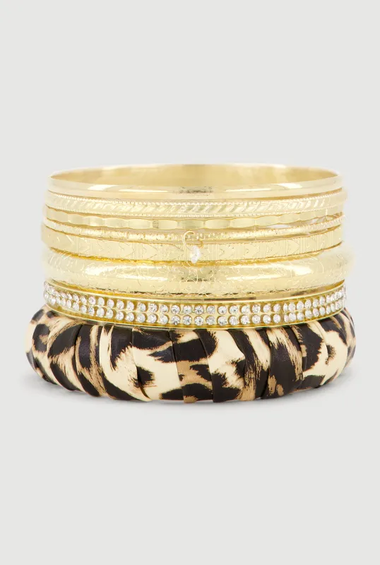Assorted Bangles Set of 8 made by Rainbow