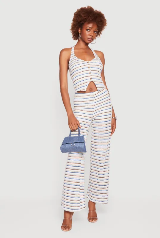 Almost Famous Striped Pattern Pants made by Almost Famous