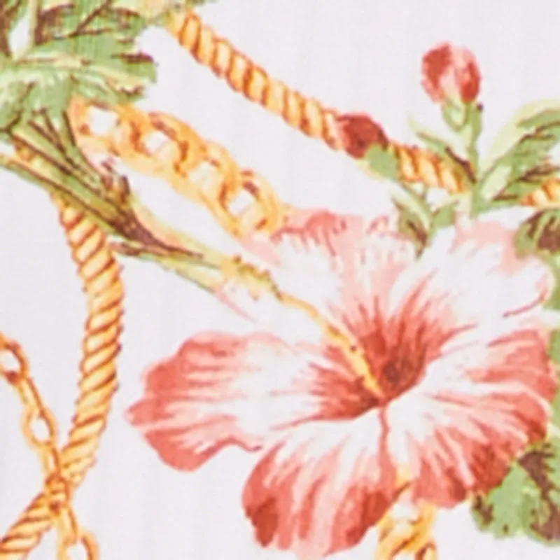 Floral Chain Print Side Slit Midi Dress sold by Rainbow product image thumbnail 4