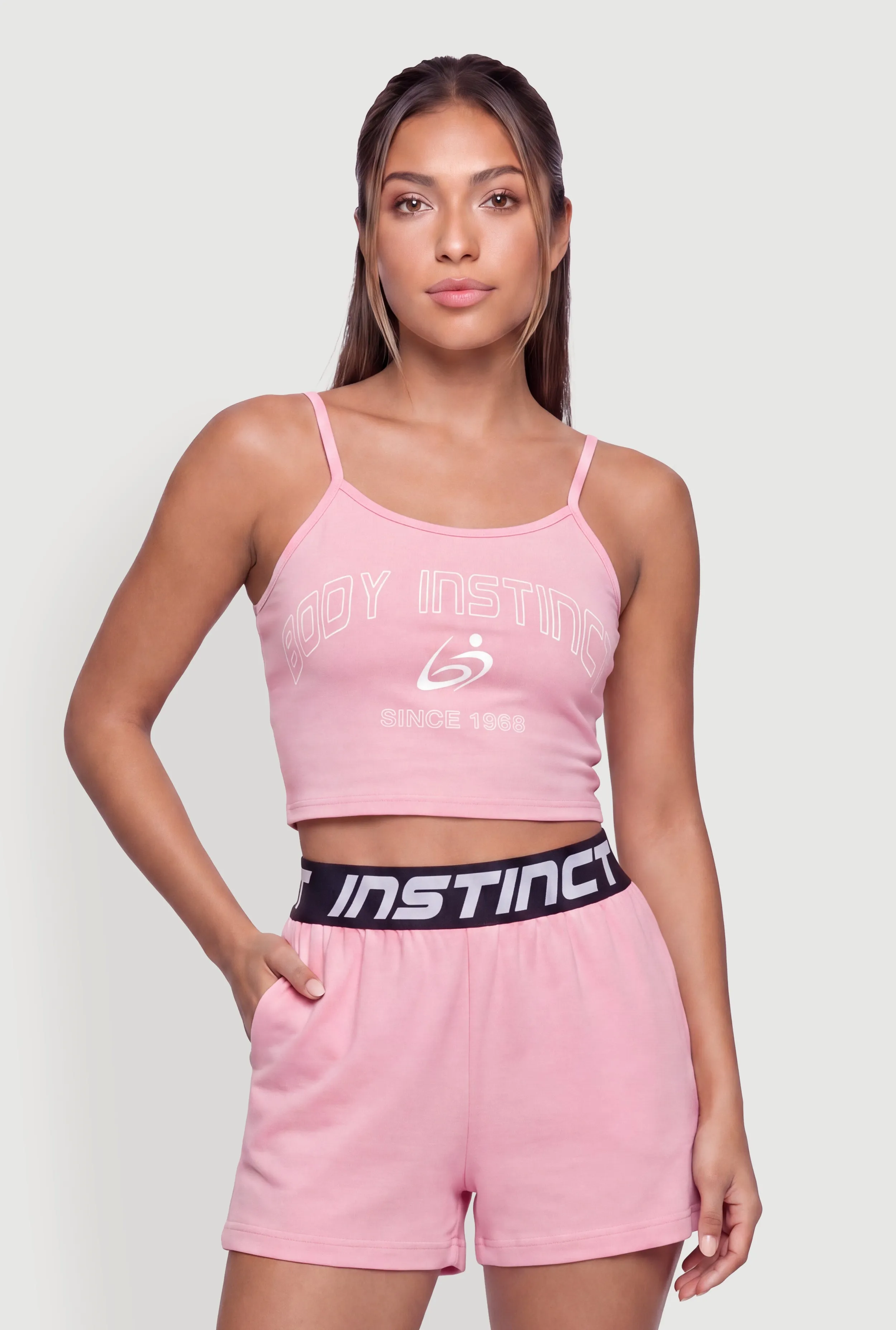 Body Instinct Graphic Crop Top sold by Rainbow