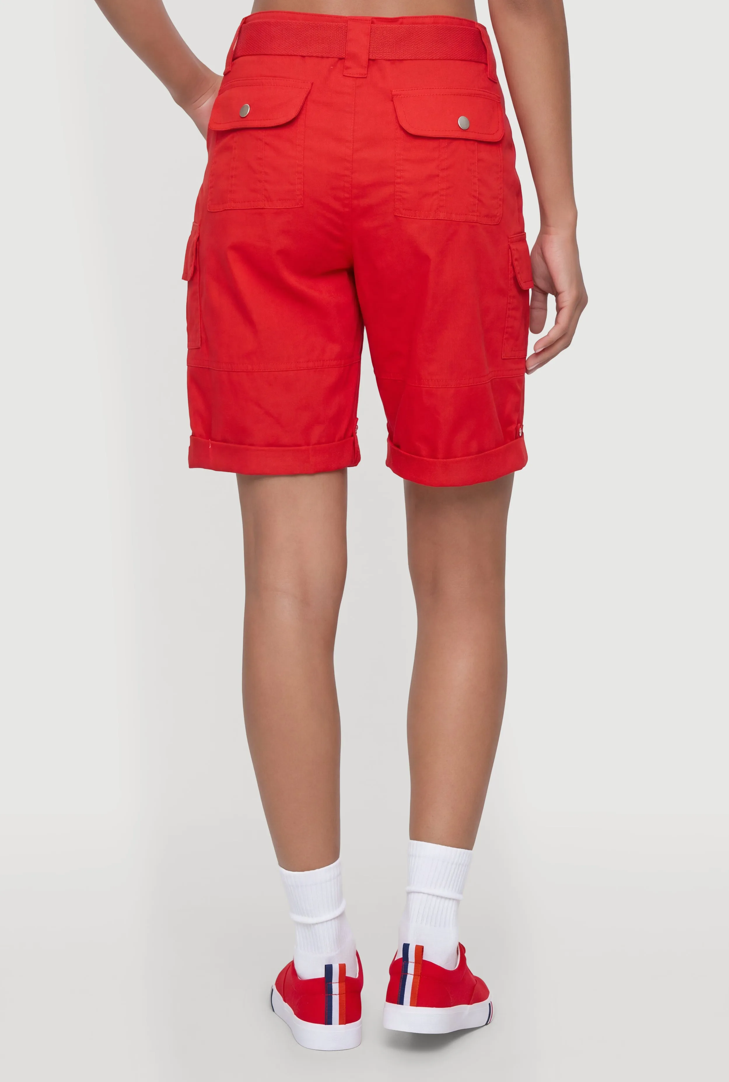 Mid Rise Cargo Shorts with Belt sold by Rainbow product image thumbnail 5