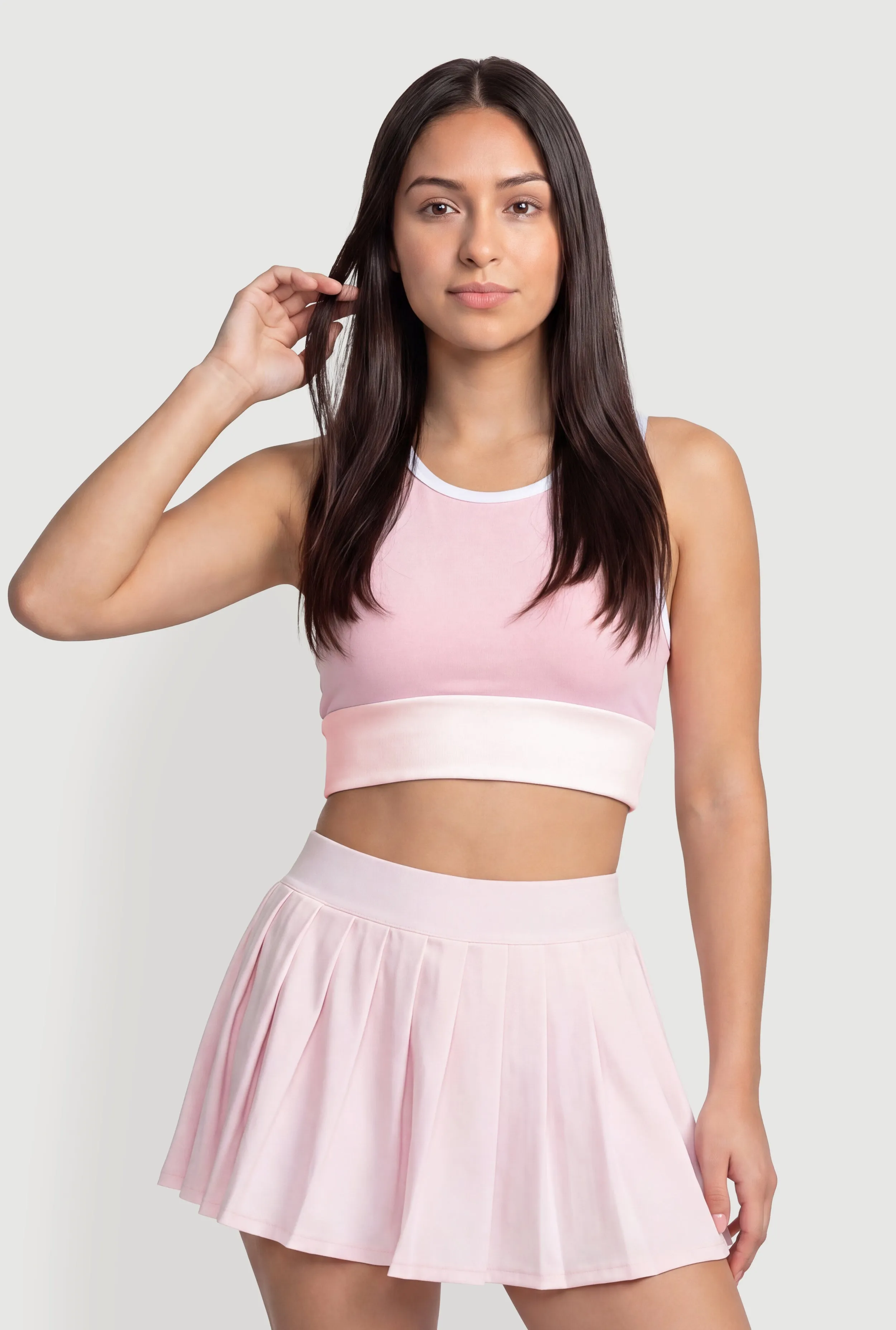 Contrast Trim Racerback Crop Top sold by Rainbow product image thumbnail 3