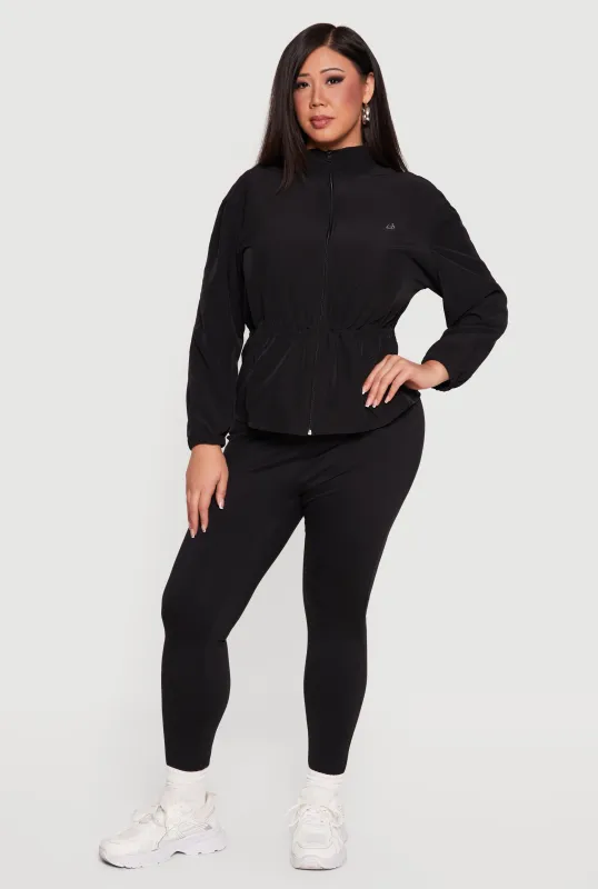 Plus Size High Waisted Active Leggings made by Rainbow
