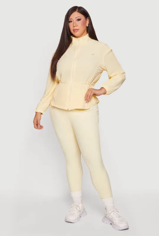 Plus Size High Waisted Active Leggings made by Rainbow