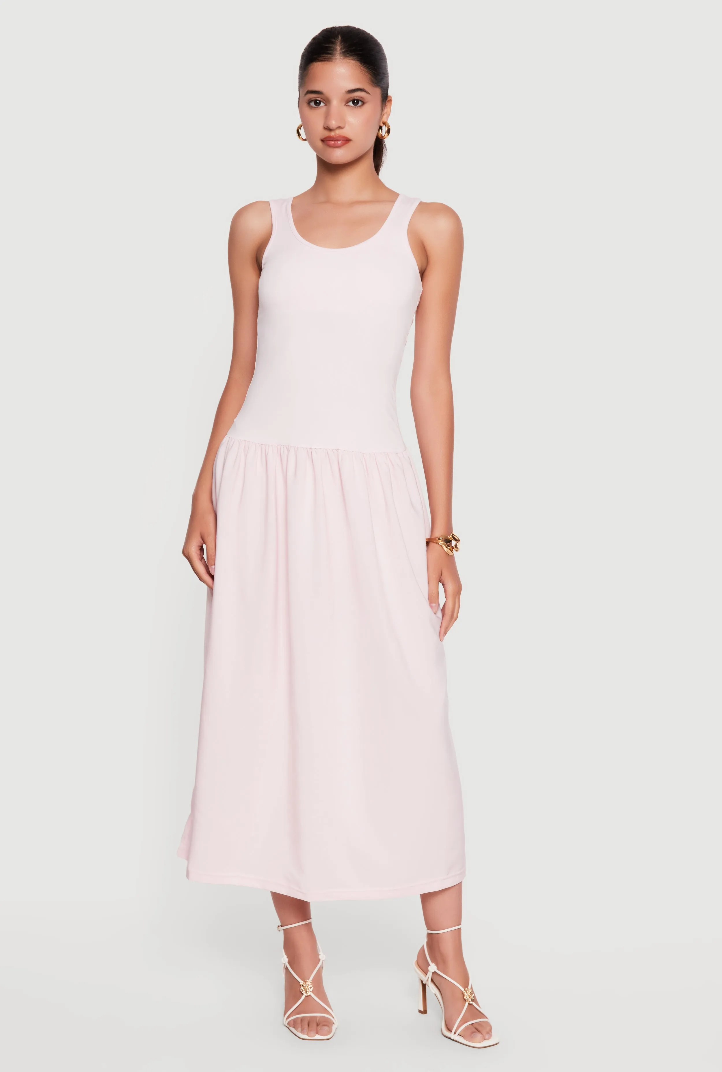 Drop Waist Tank Midi Dress sold by Rainbow product image thumbnail 3