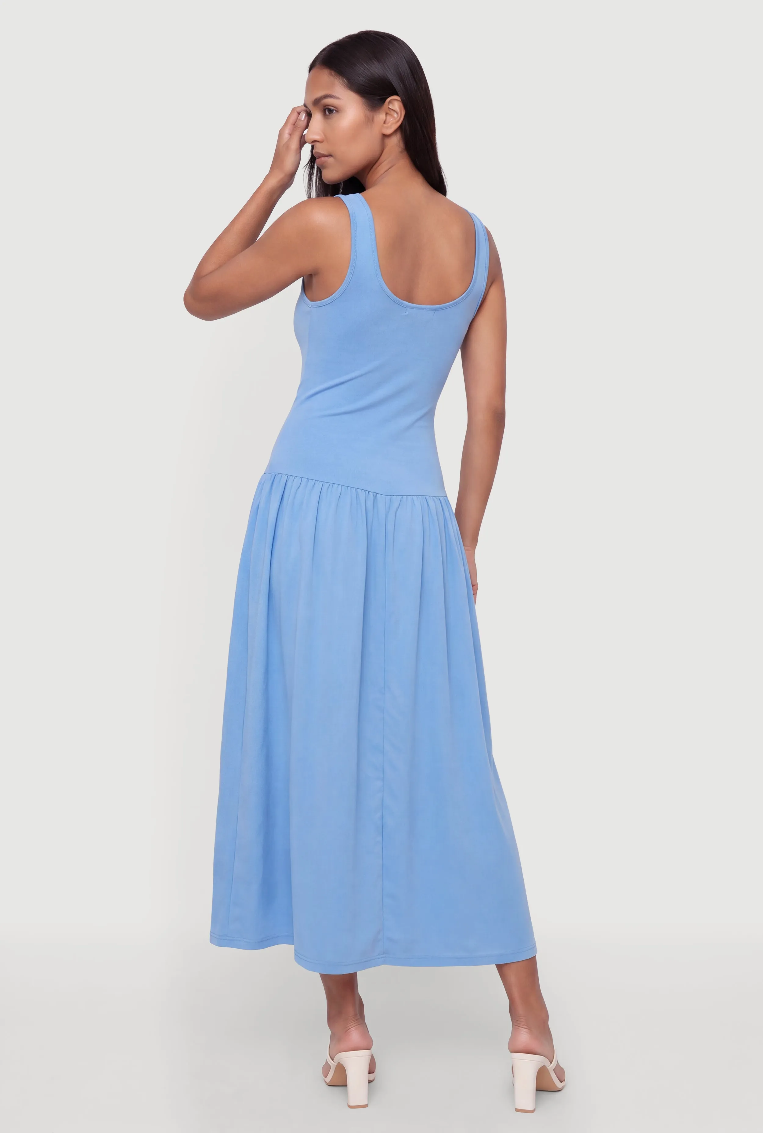 Drop Waist Tank Midi Dress sold by Rainbow product image thumbnail 3