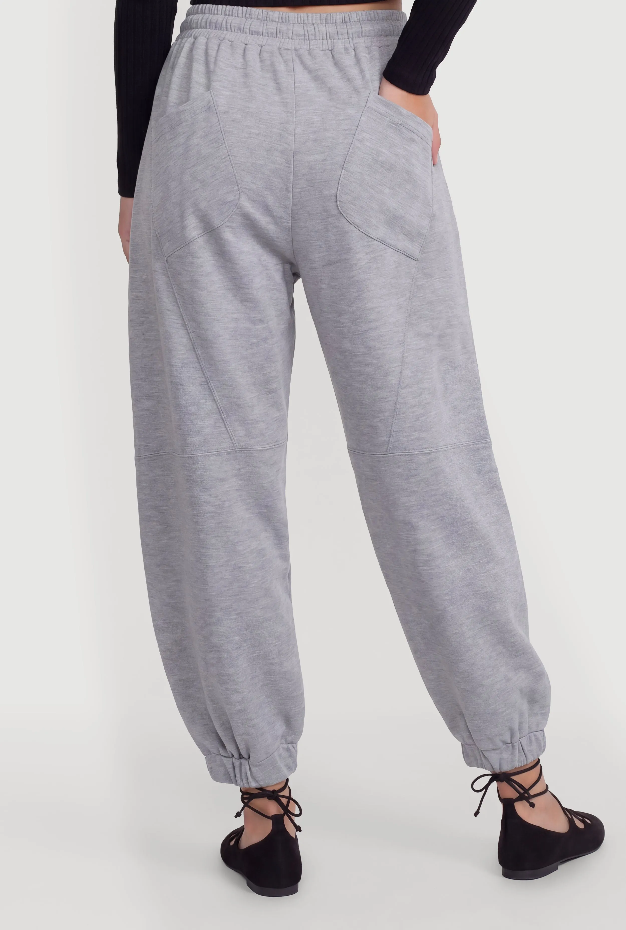 Drawstring Waist Fleece Joggers with Pockets sold by Rainbow product image thumbnail 5