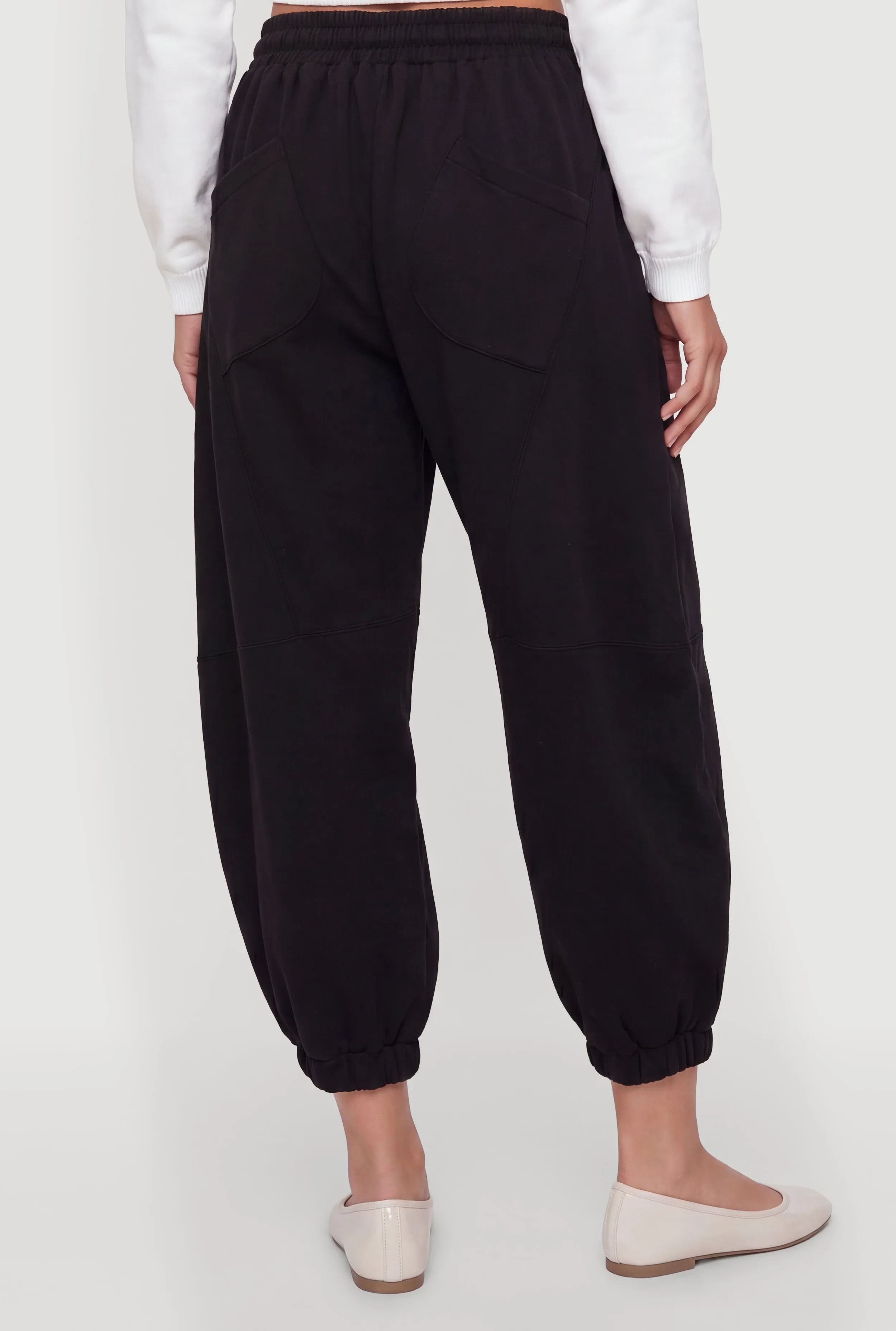 Drawstring Waist Fleece Joggers with Pockets sold by Rainbow product image thumbnail 5