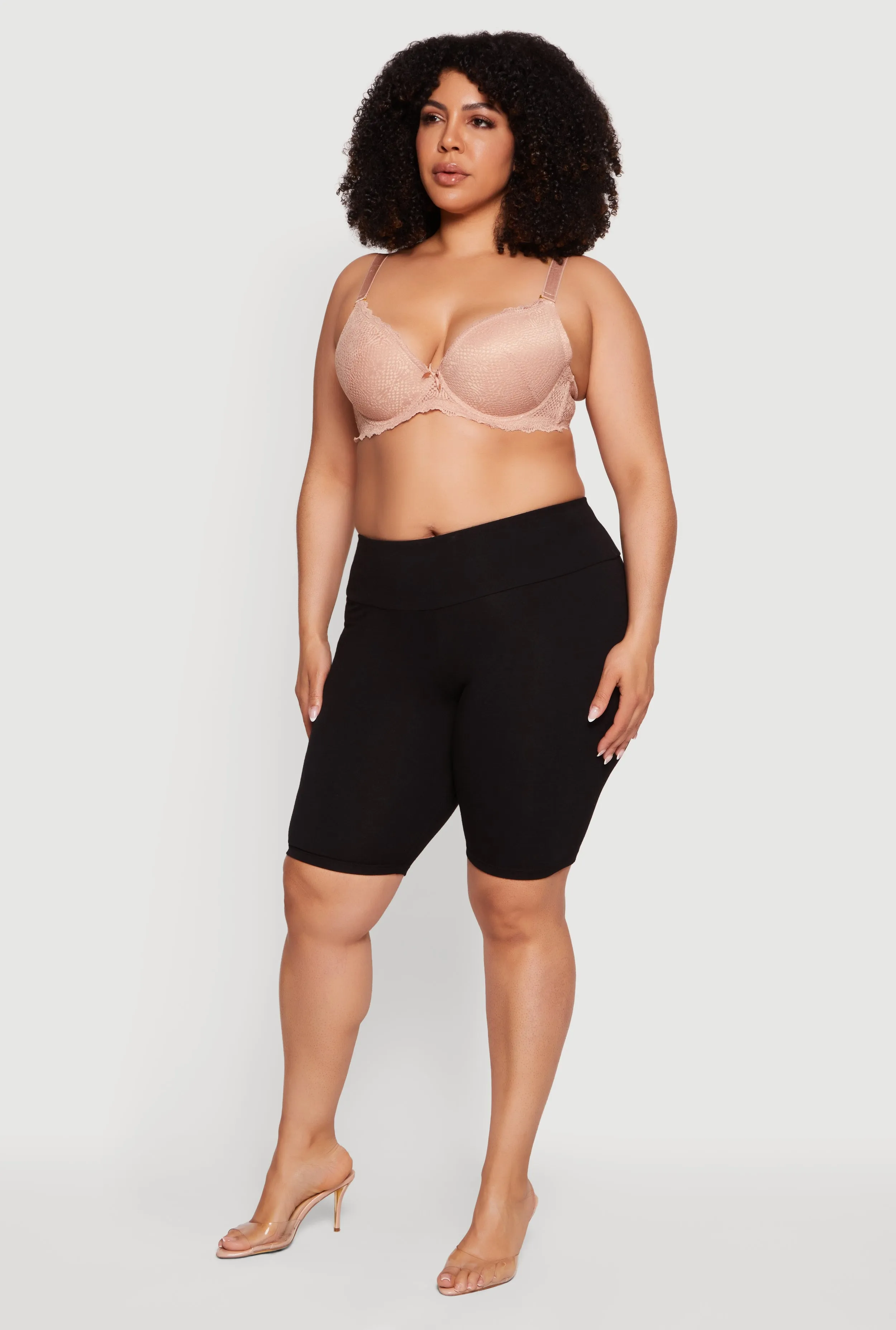 Plus Size Convertible Strap Lace Plunge Bra sold by Rainbow product image thumbnail 5