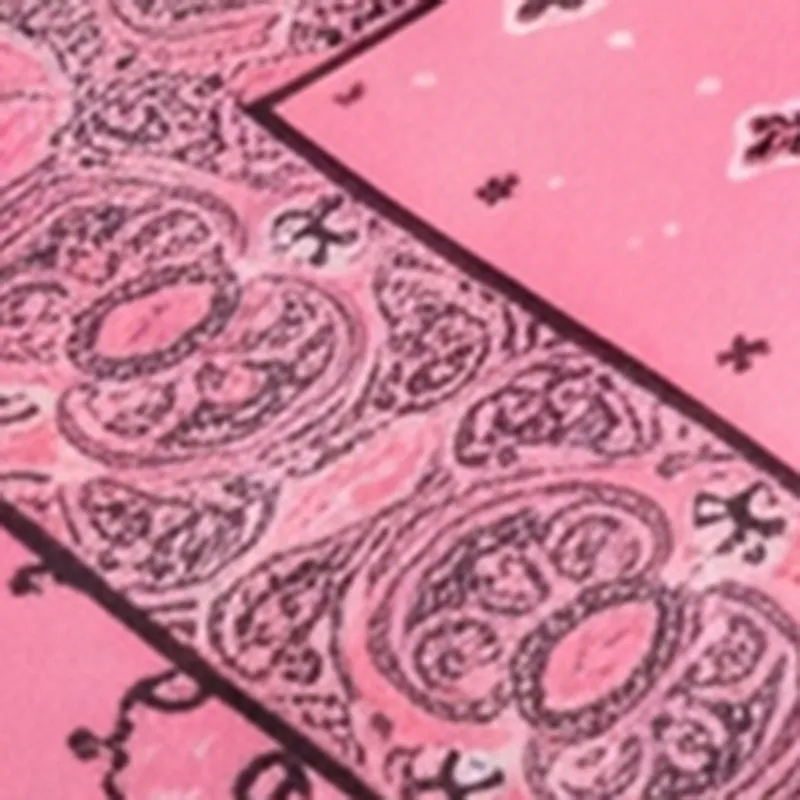Bandana Print Side Slit Keyhole Back Maxi Dress sold by Rainbow product image thumbnail 4