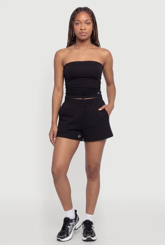 Smocked High Waisted Shorts made by Rainbow