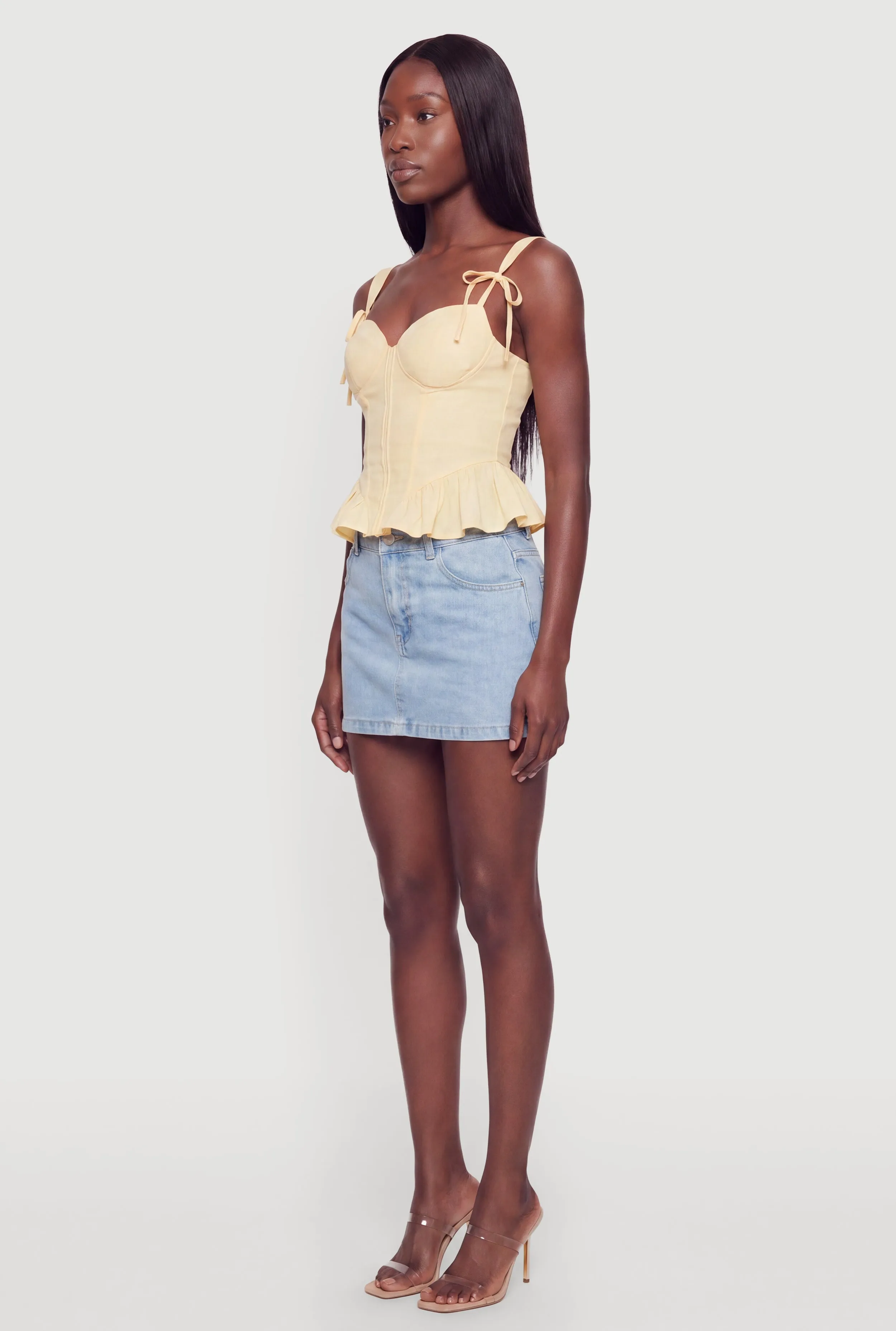 Almost Famous Denim Micro Skirt sold by Rainbow product image thumbnail 2