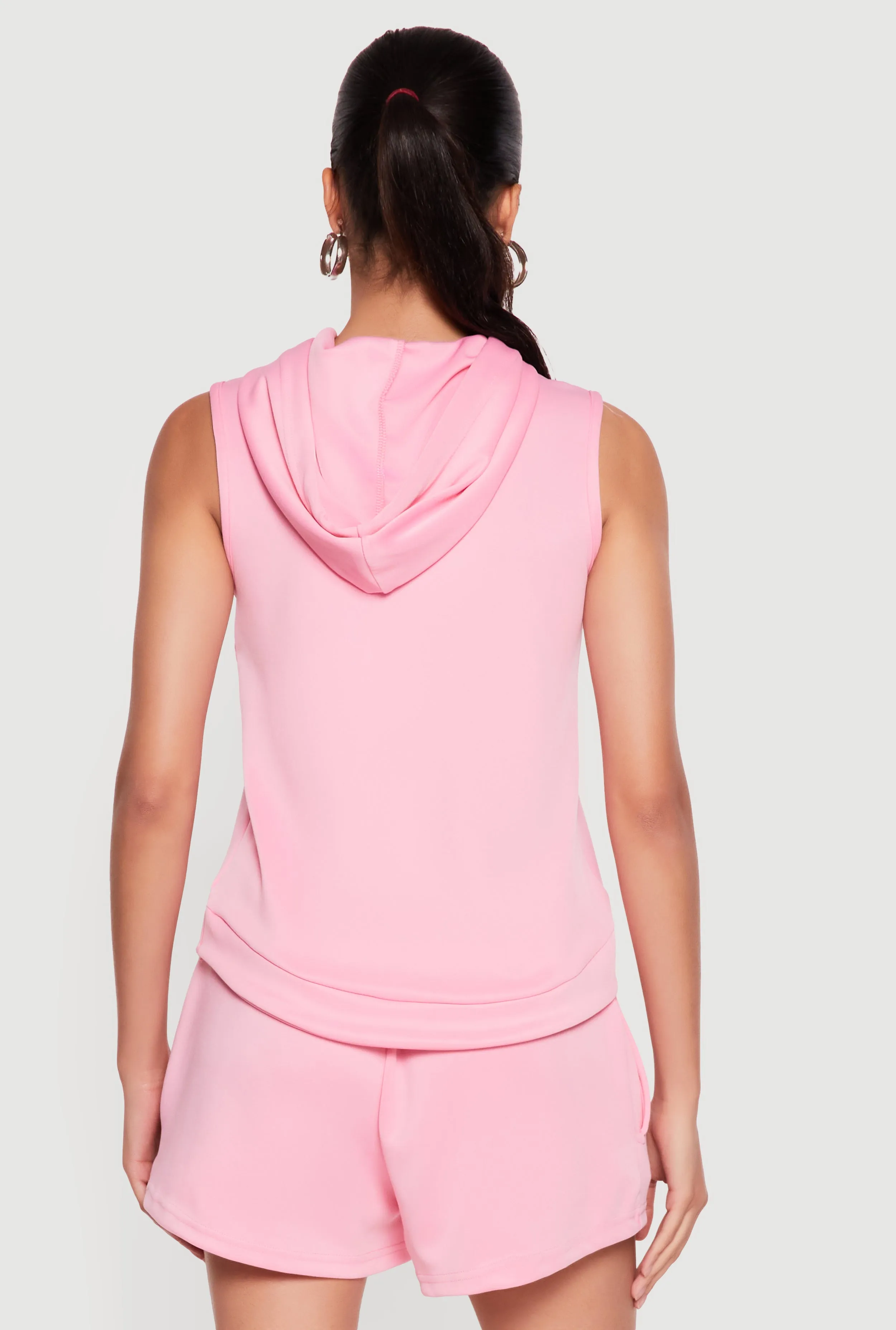 Sleeveless Kangaroo Pocket Hoodie sold by Rainbow product image thumbnail 5