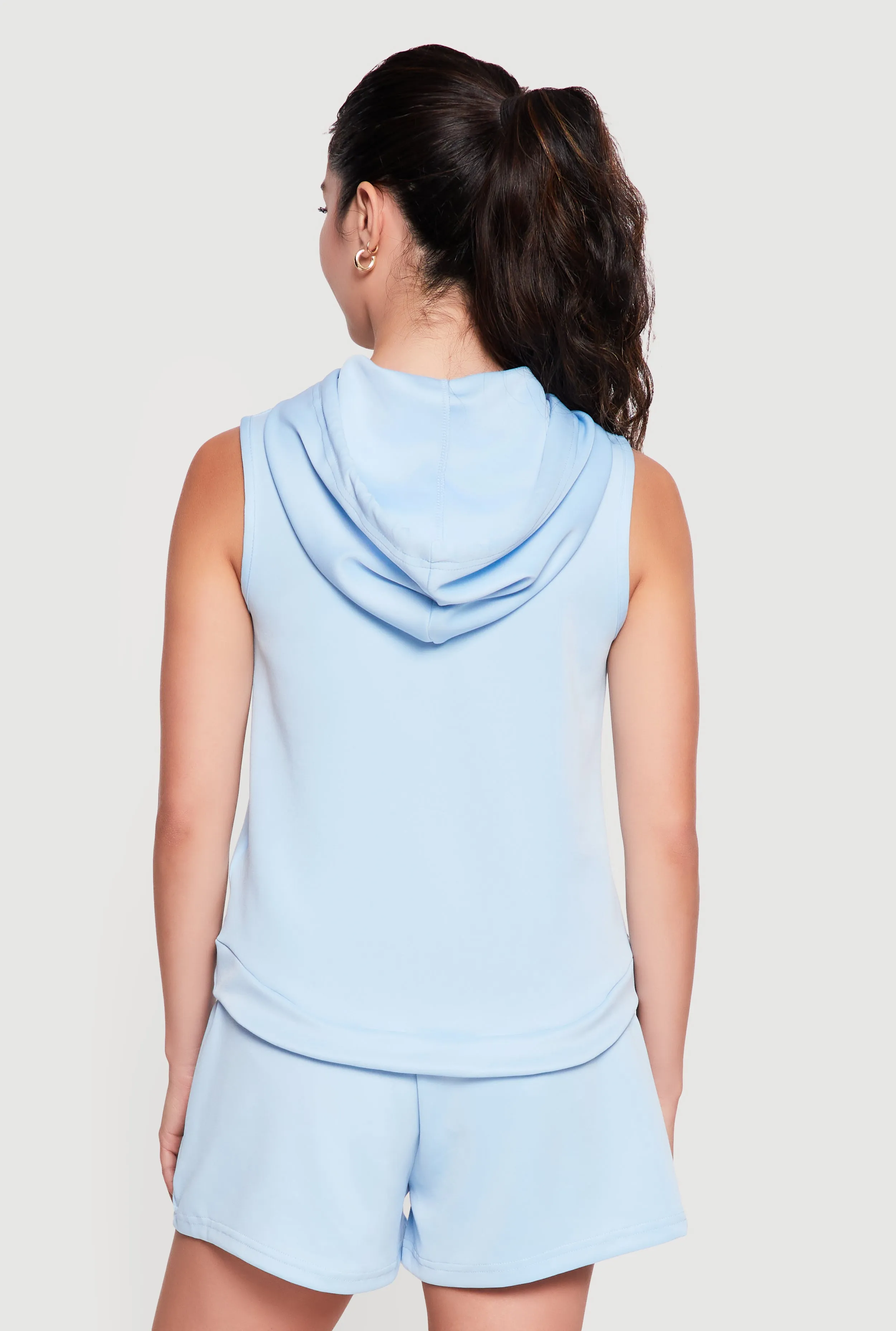 Sleeveless Kangaroo Pocket Hoodie sold by Rainbow product image thumbnail 5