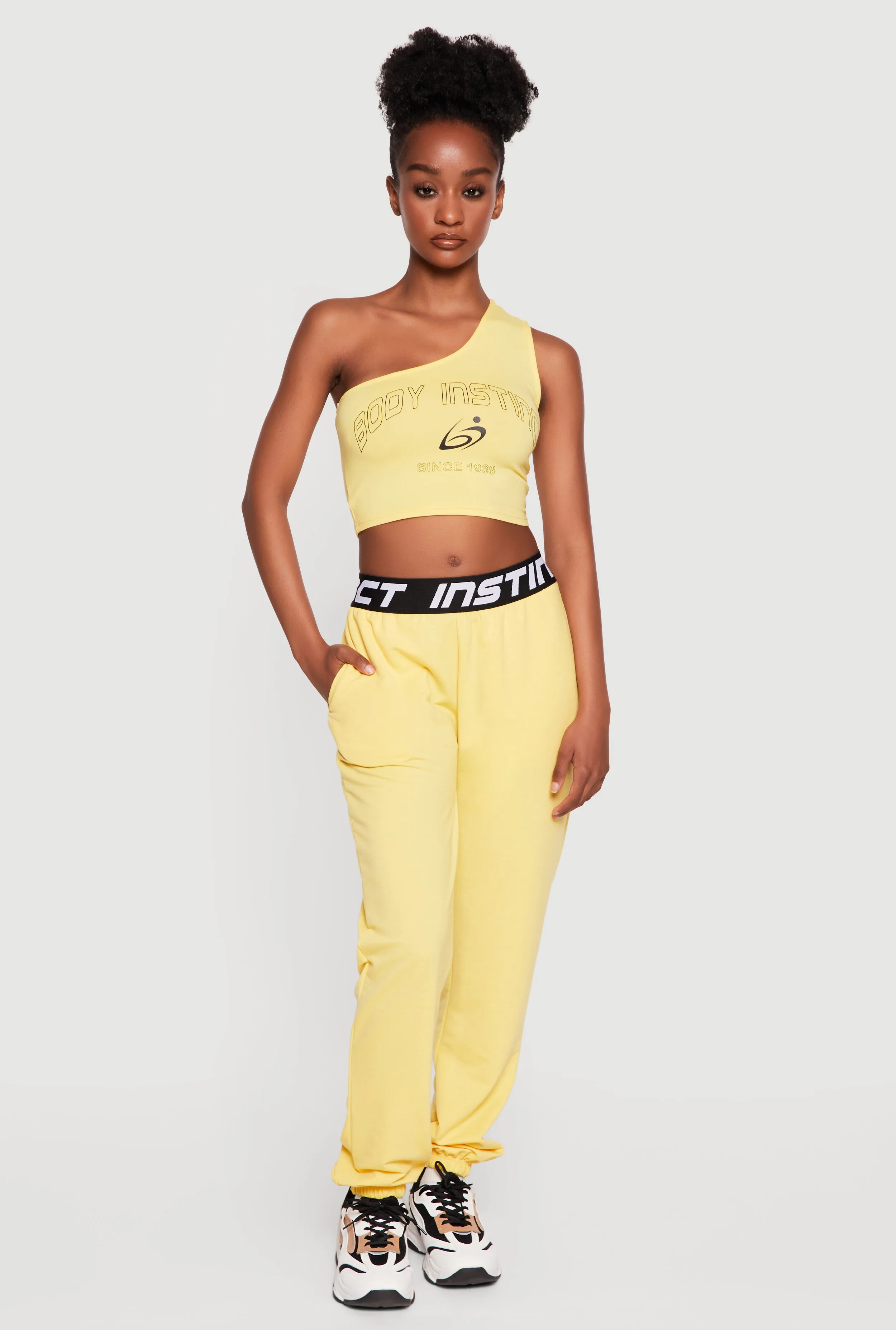 Contrast Trim Instinct Graphic Waistband Joggers sold by Rainbow product image thumbnail 3