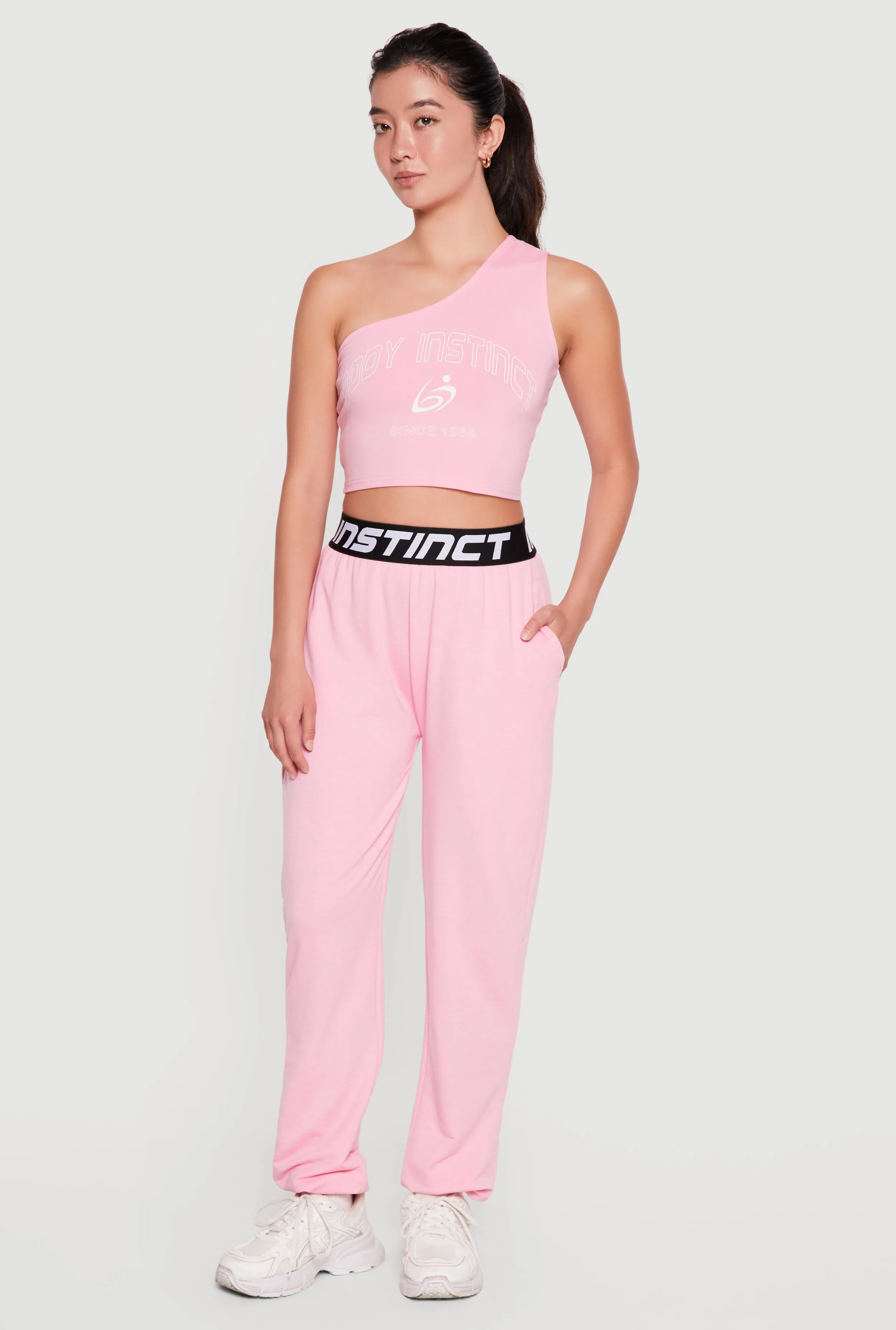Contrast Trim Instinct Graphic Waistband Joggers sold by Rainbow product image thumbnail 4