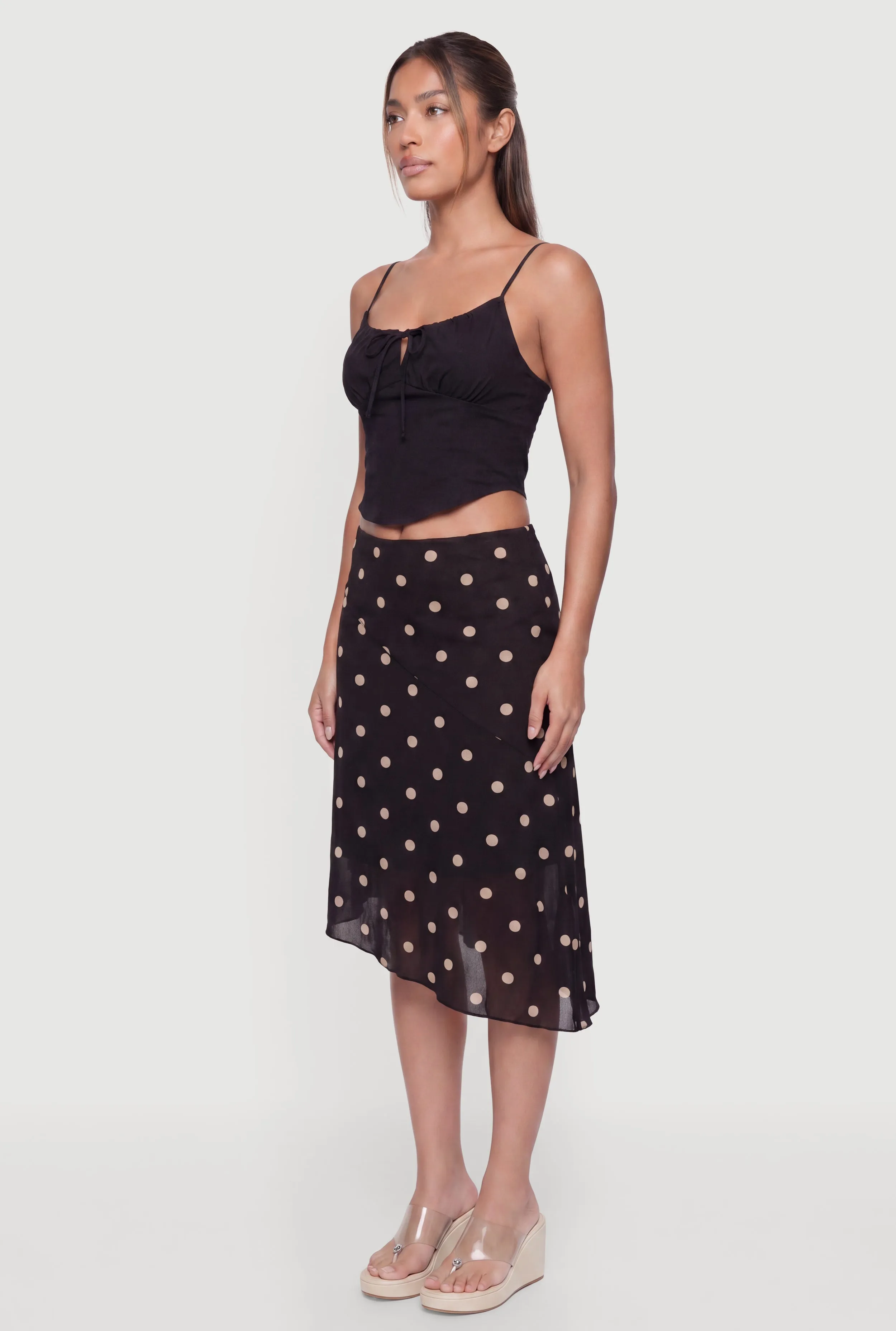 Smocked Back Crop Bustier Top sold by Rainbow product image thumbnail 3