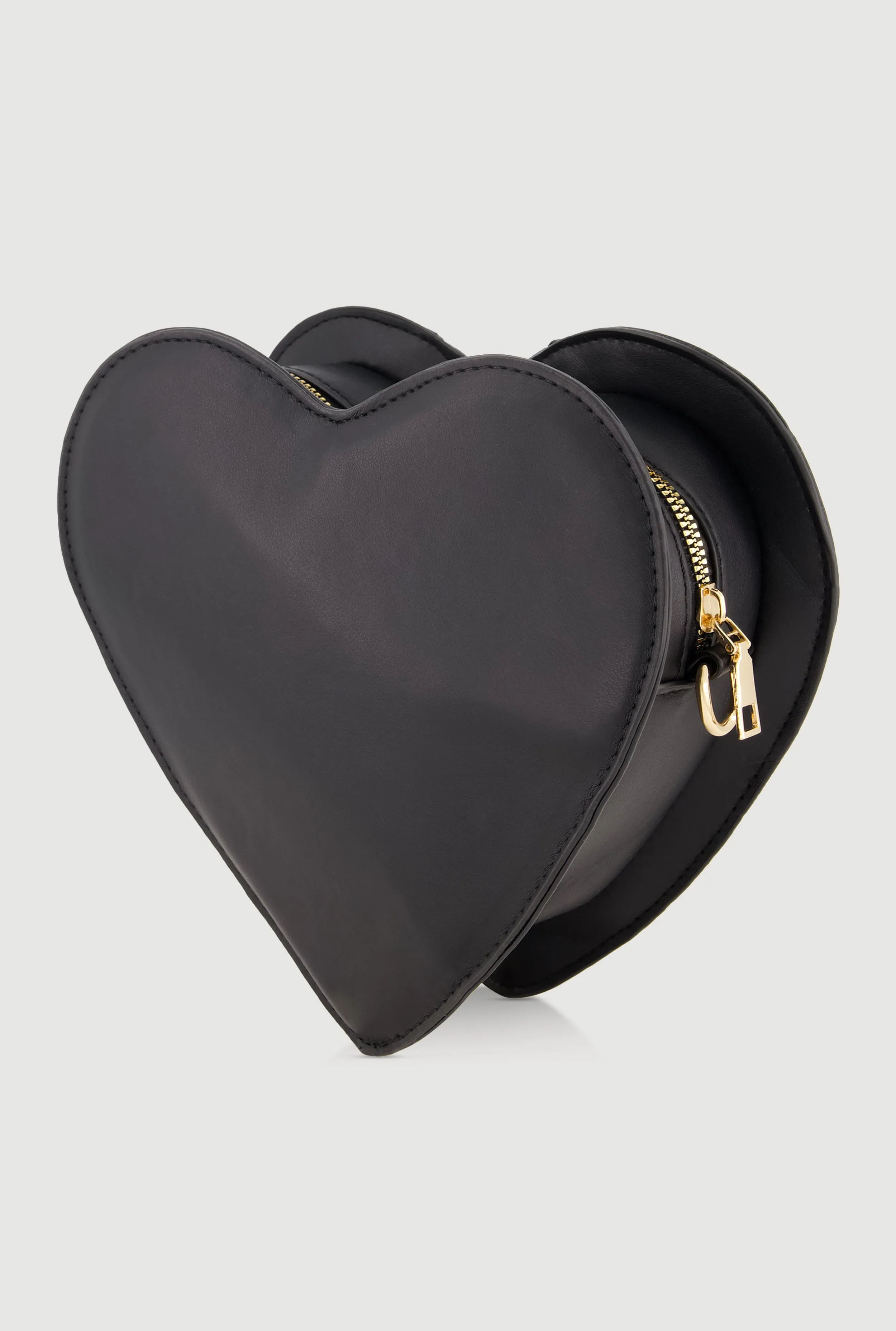 Faux Leather Rich Rabbit Graphic Heart Shaped Crossbody Bag sold by Rainbow product image thumbnail 5