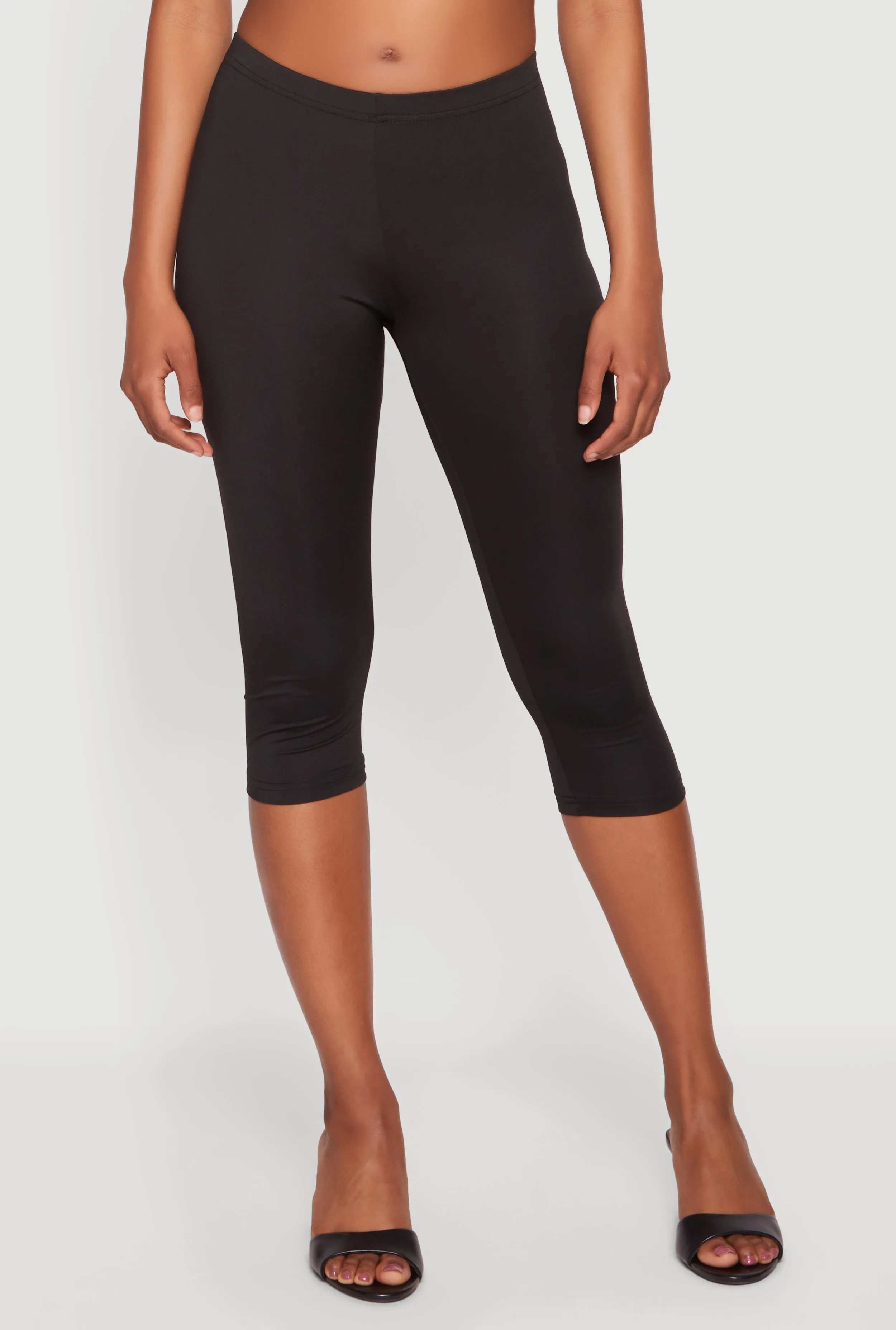 Trendy Mid Rise Capris Leggings sold by Rainbow product image thumbnail 3