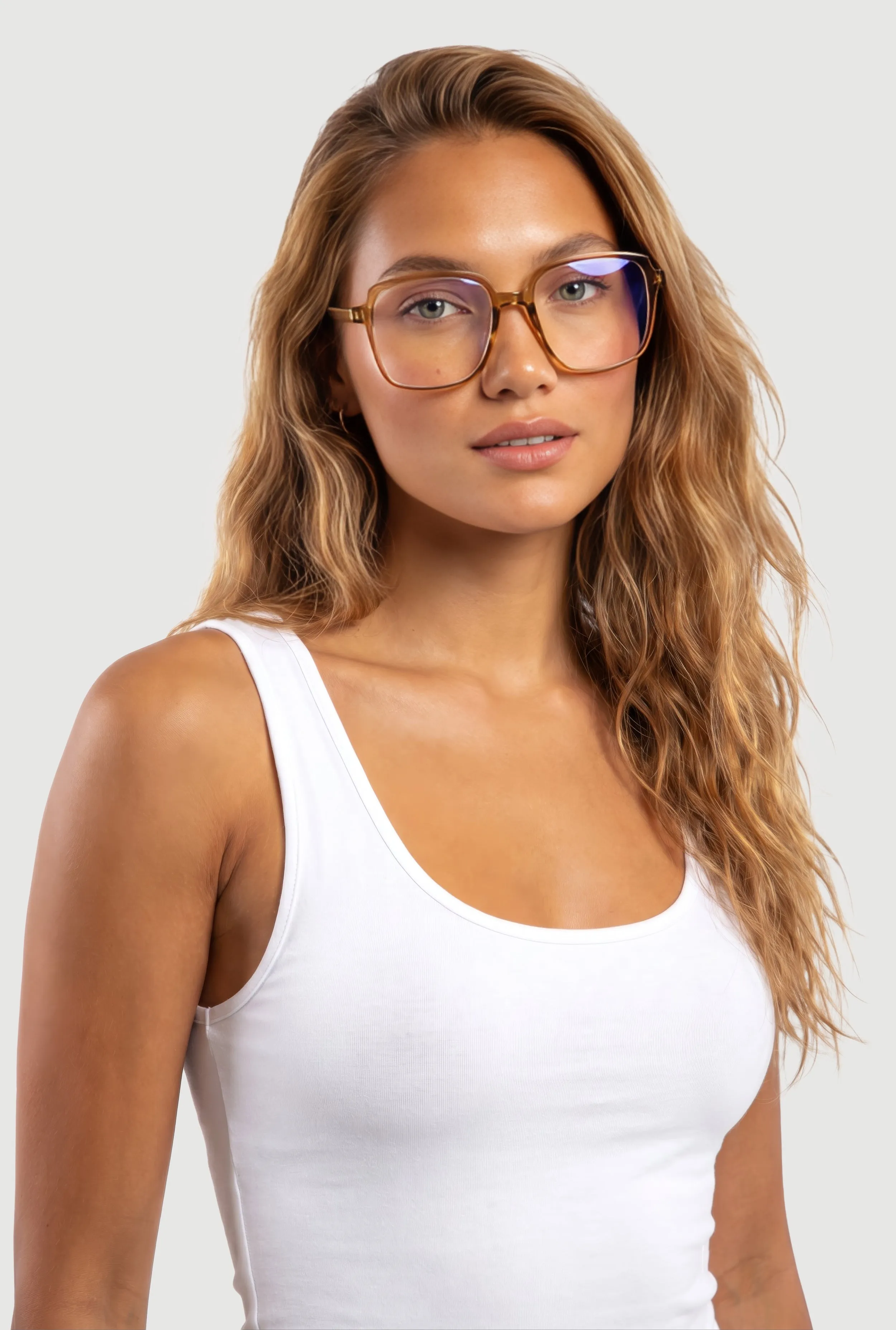 Jelly Blue Light Square Frame Glasses sold by Rainbow product image thumbnail 2
