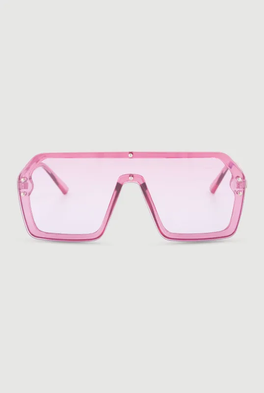 Jelly Shield Sunglasses made by Rainbow