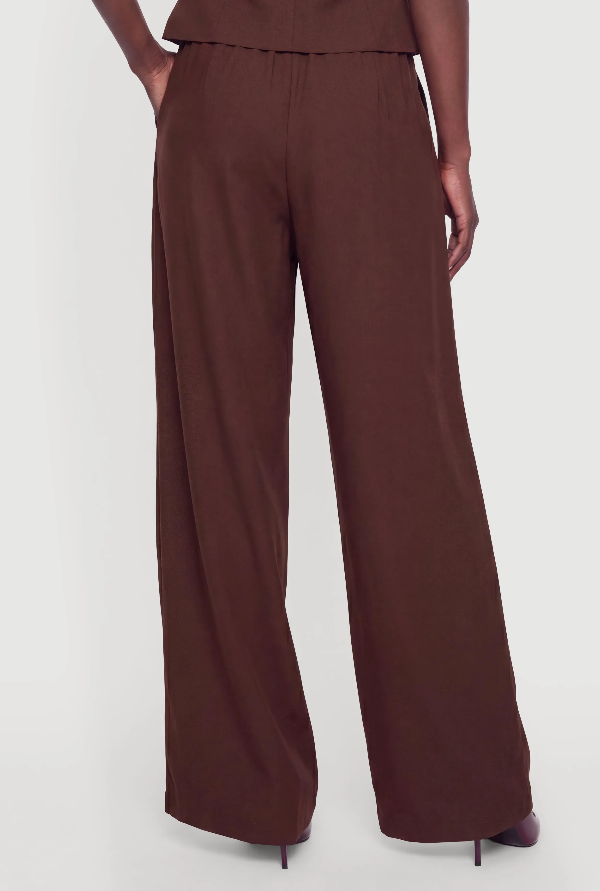 Pleated Wide Leg Tailored Trousers sold by Rainbow product image thumbnail 5