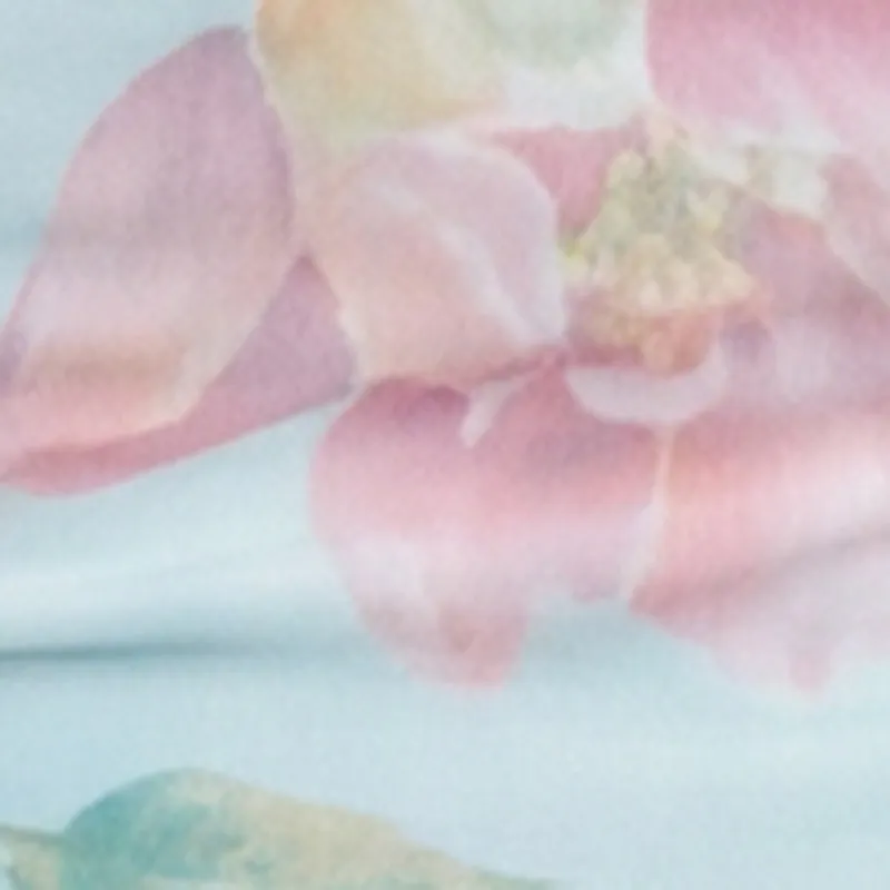 Floral Mesh Tie Neck Halter Top and Ruffle Hem Skirt Set sold by Rainbow product image thumbnail 4