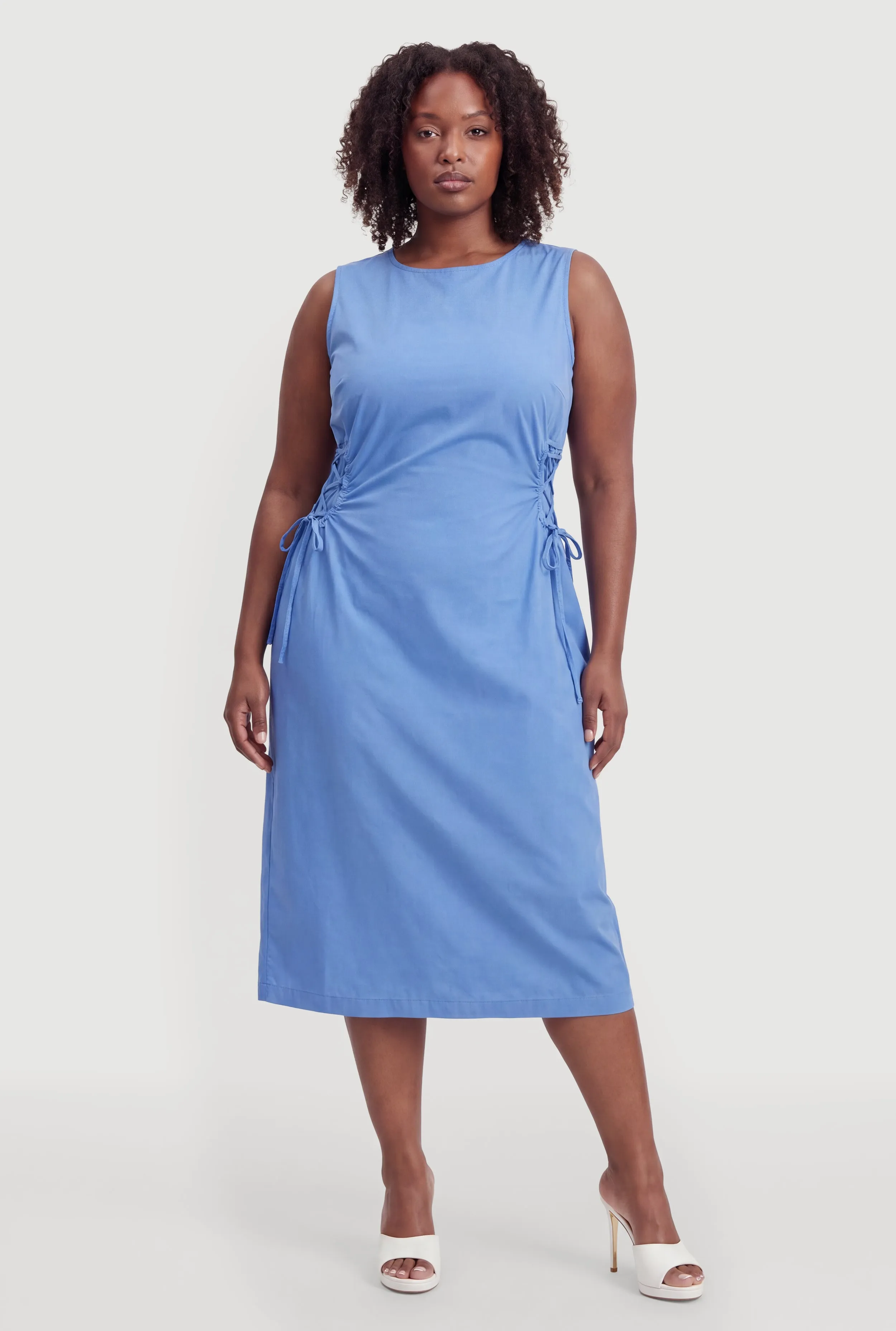 Plus Size Lace Up Side Sheath Dress sold by Rainbow product image thumbnail 4