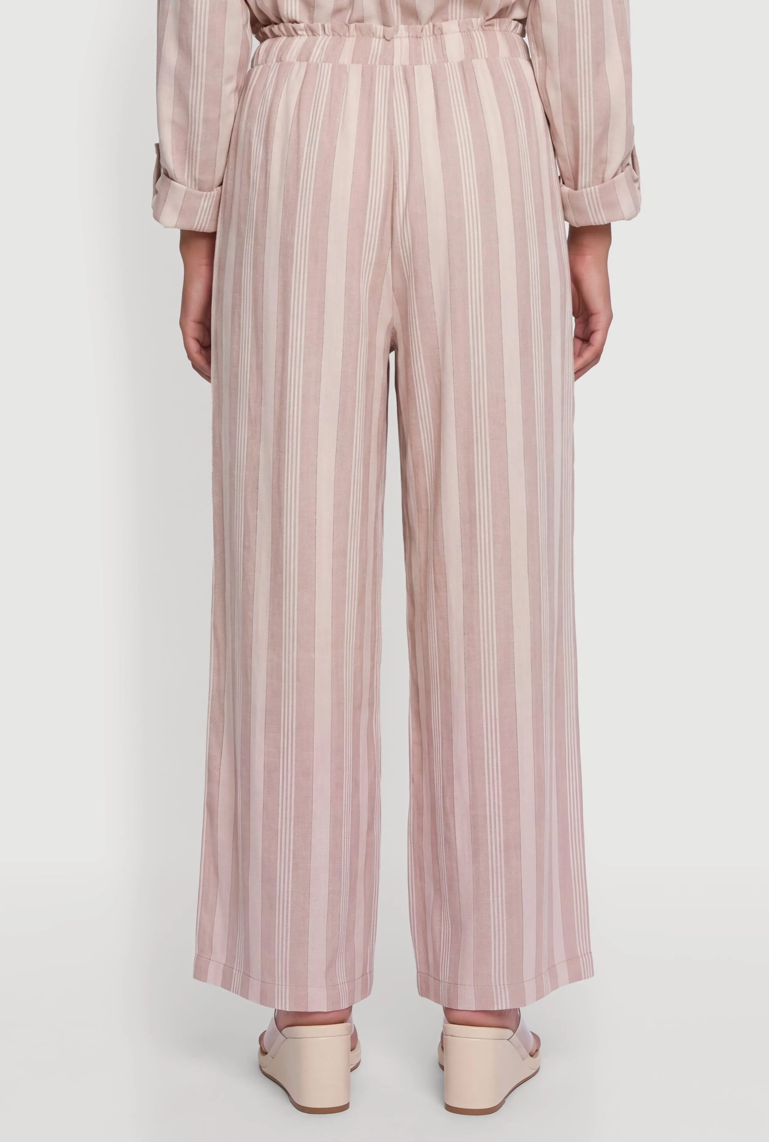 Striped Wide Leg Pull On Pants sold by Rainbow product image thumbnail 5