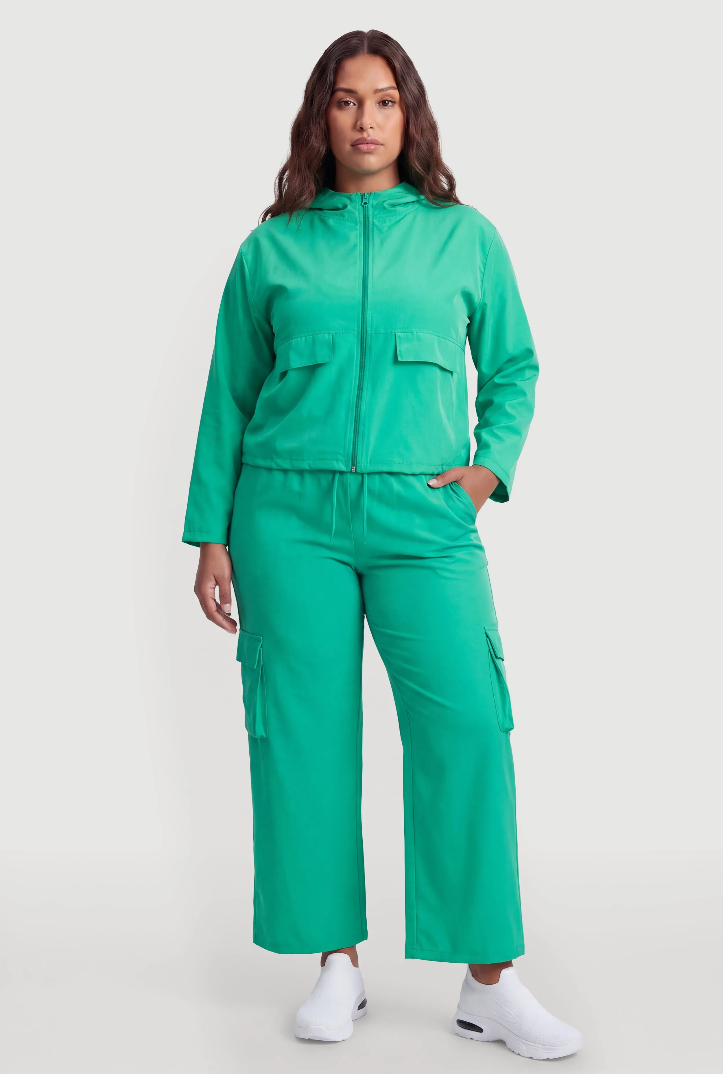 Plus Size Drawstring Waist Cargo Pants sold by Rainbow product image thumbnail 4