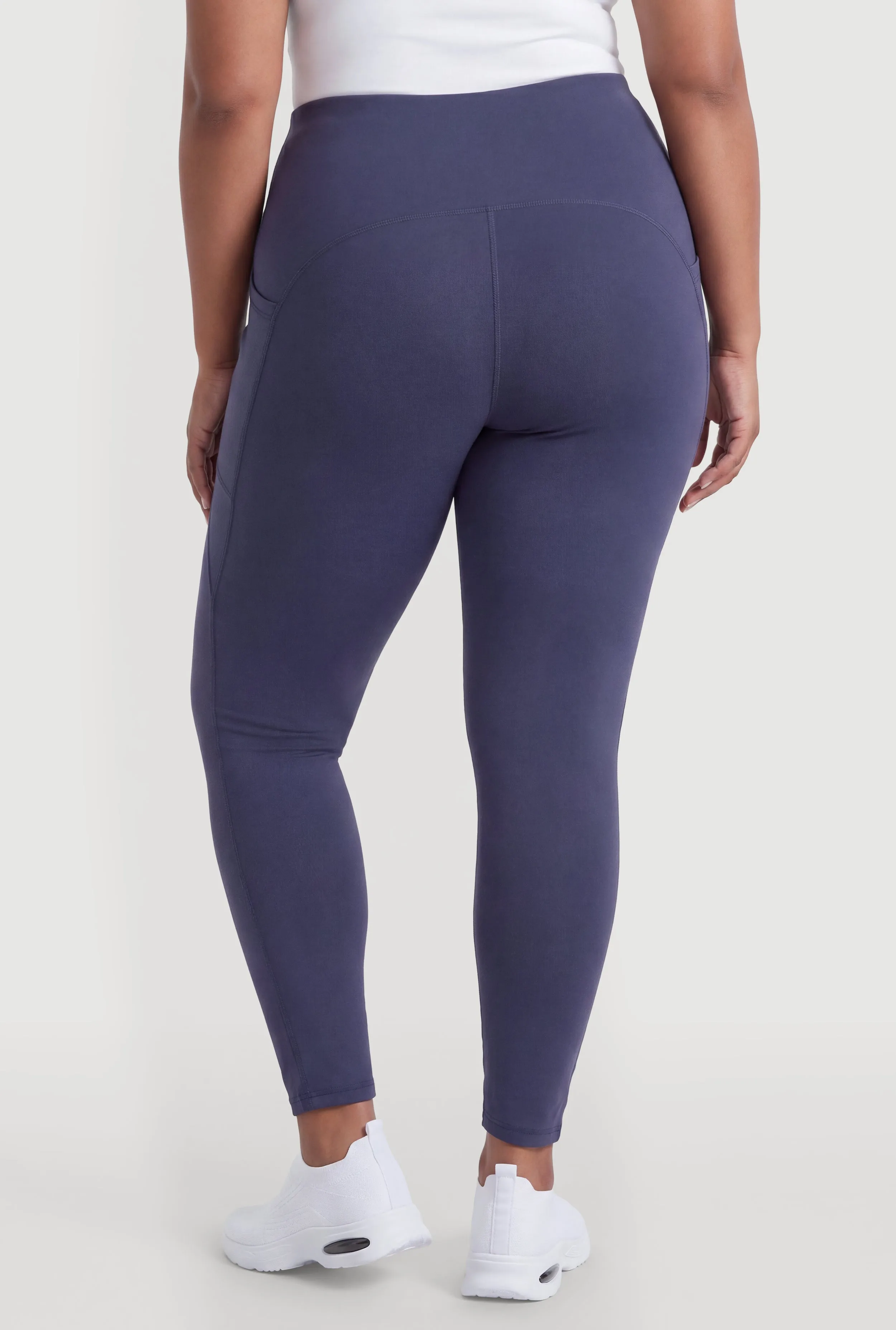 Plus Size Active Leggings with Cell Phone Pockets sold by Rainbow product image thumbnail 5