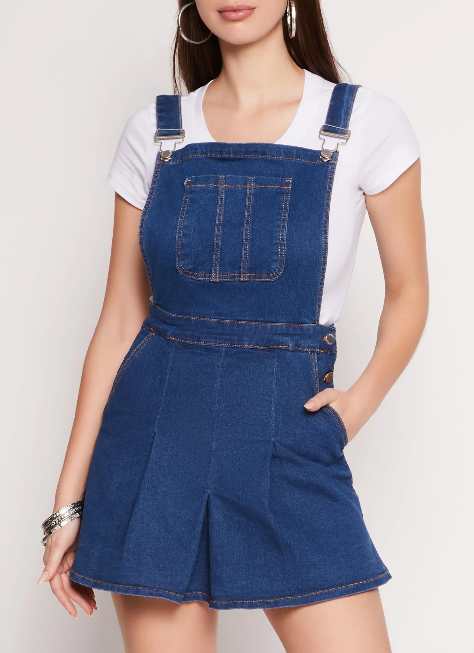 Daisy Denim Overall Dress sold by Rainbow product image thumbnail 4