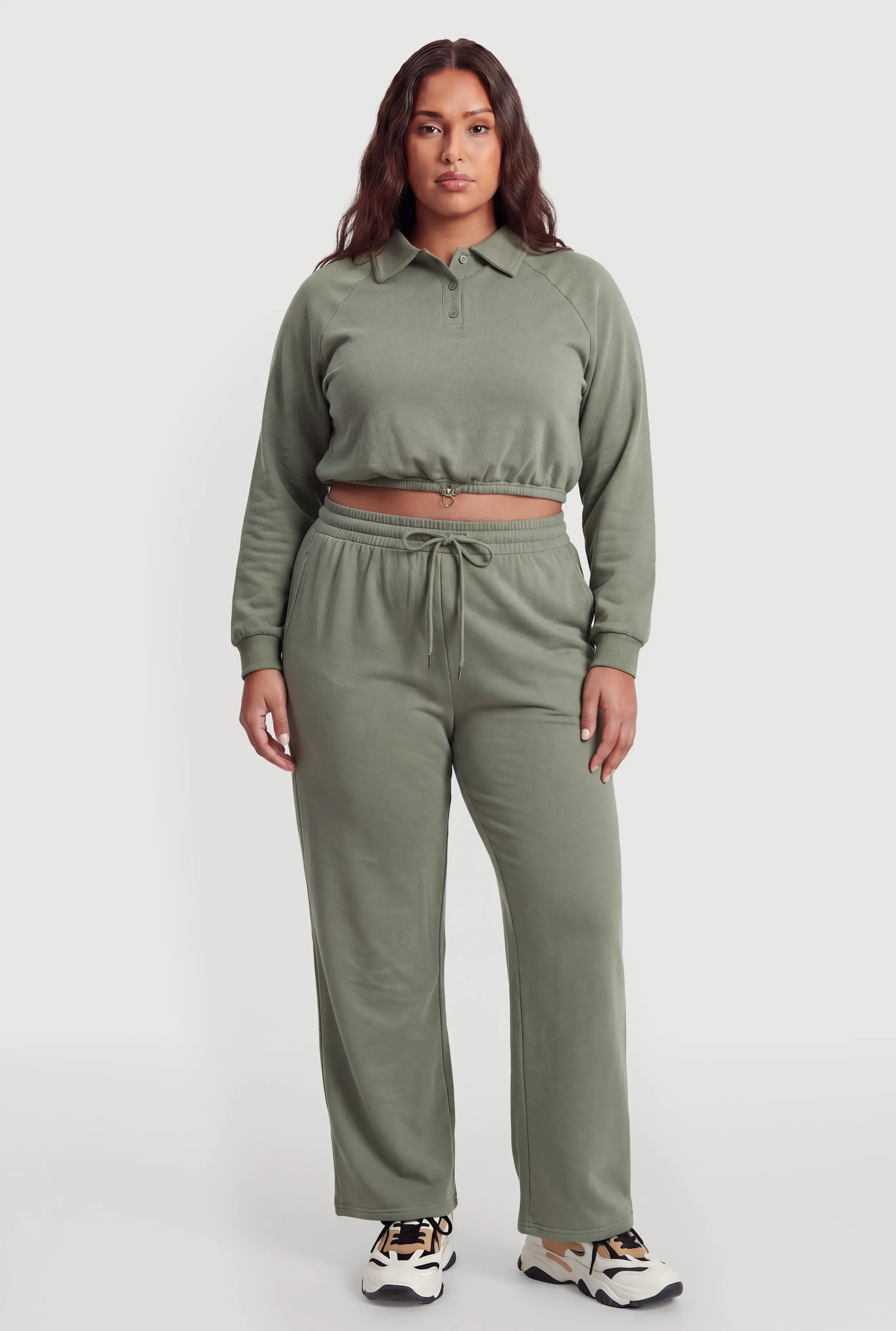 Plus Size Almost Famous Drawstring Waist Sweatpants sold by Rainbow product image thumbnail 2
