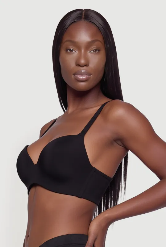 Molded Cup Plunge Bra made by Rainbow