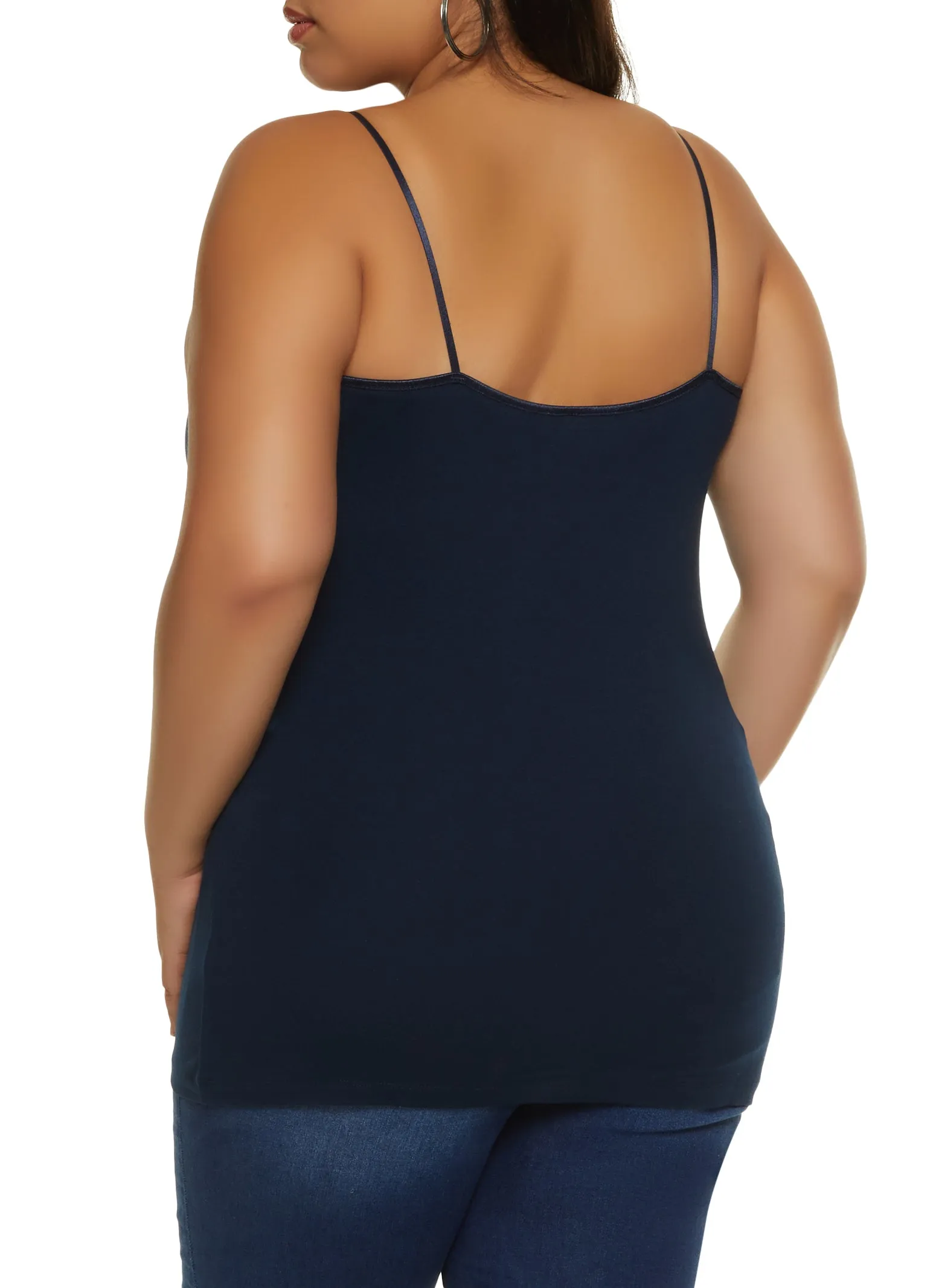Plus Size Basic Cotton Scoop Neck Cami sold by Rainbow product image thumbnail 2