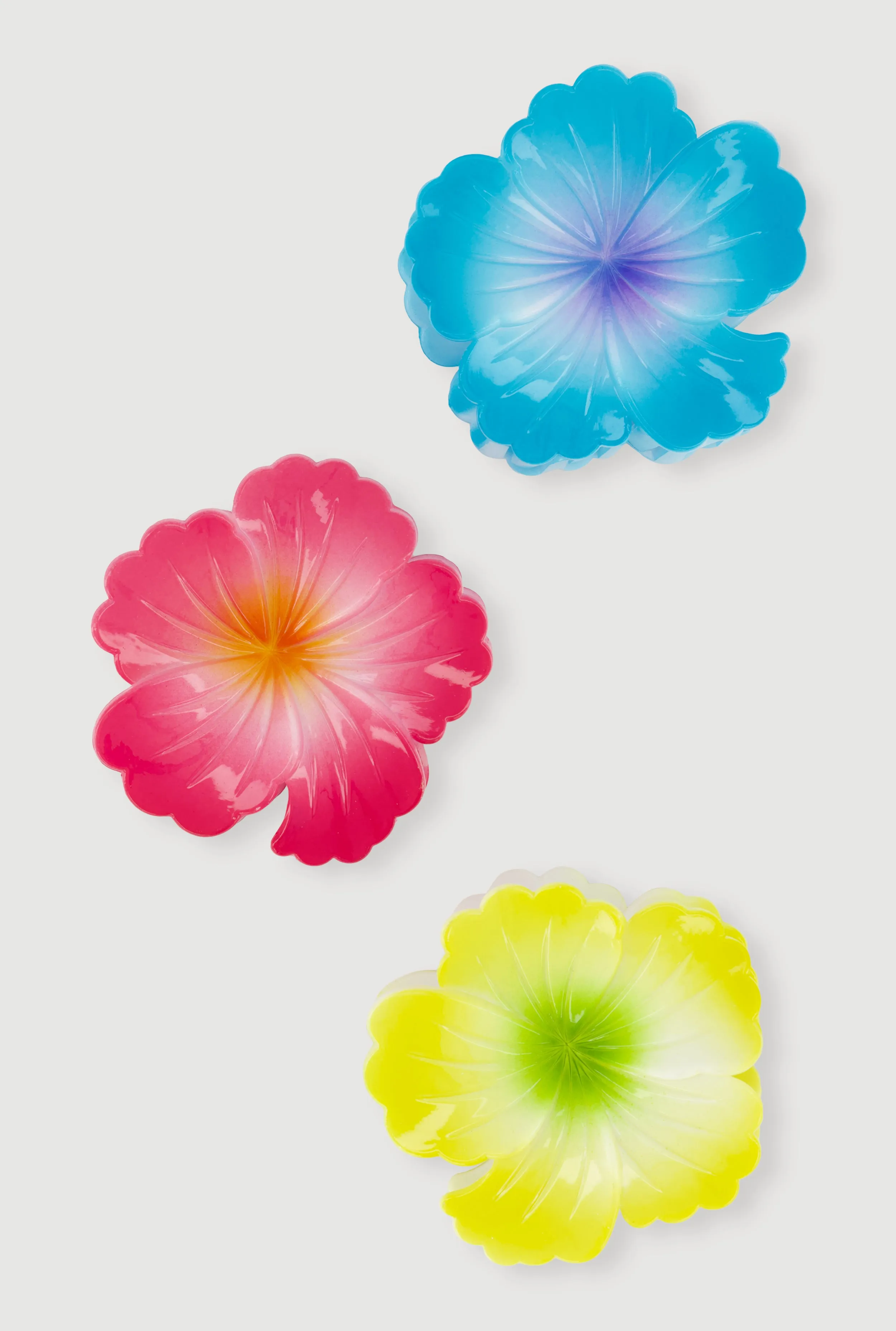 Hibiscus Claw Hair Clips Set of 3 sold by Rainbow product image thumbnail 2