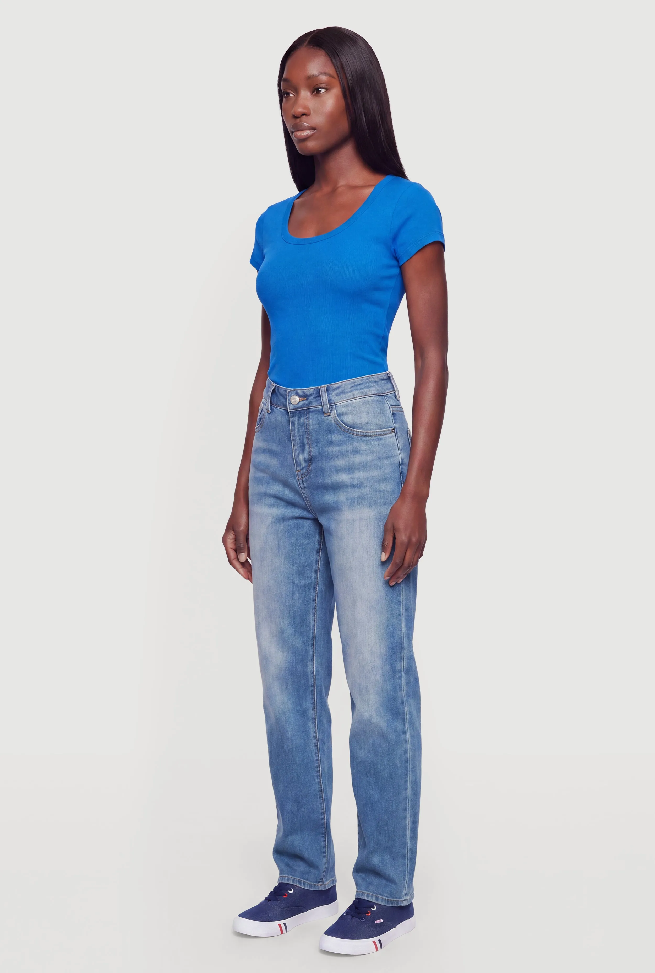Basic Crew Neck Short Sleeve T-Shirt sold by Rainbow product image thumbnail 3