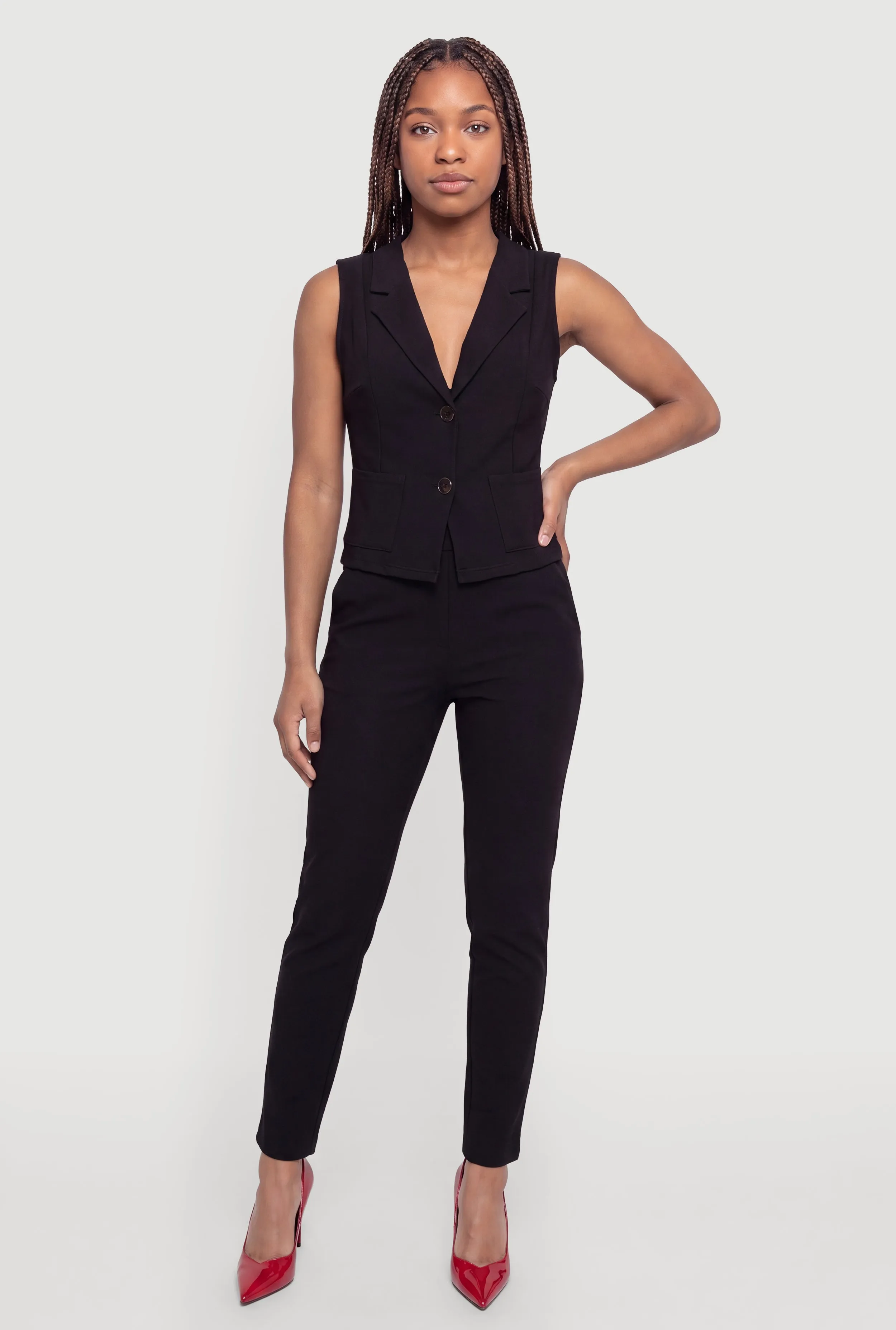 Blazer Vest and Pants Set sold by Rainbow