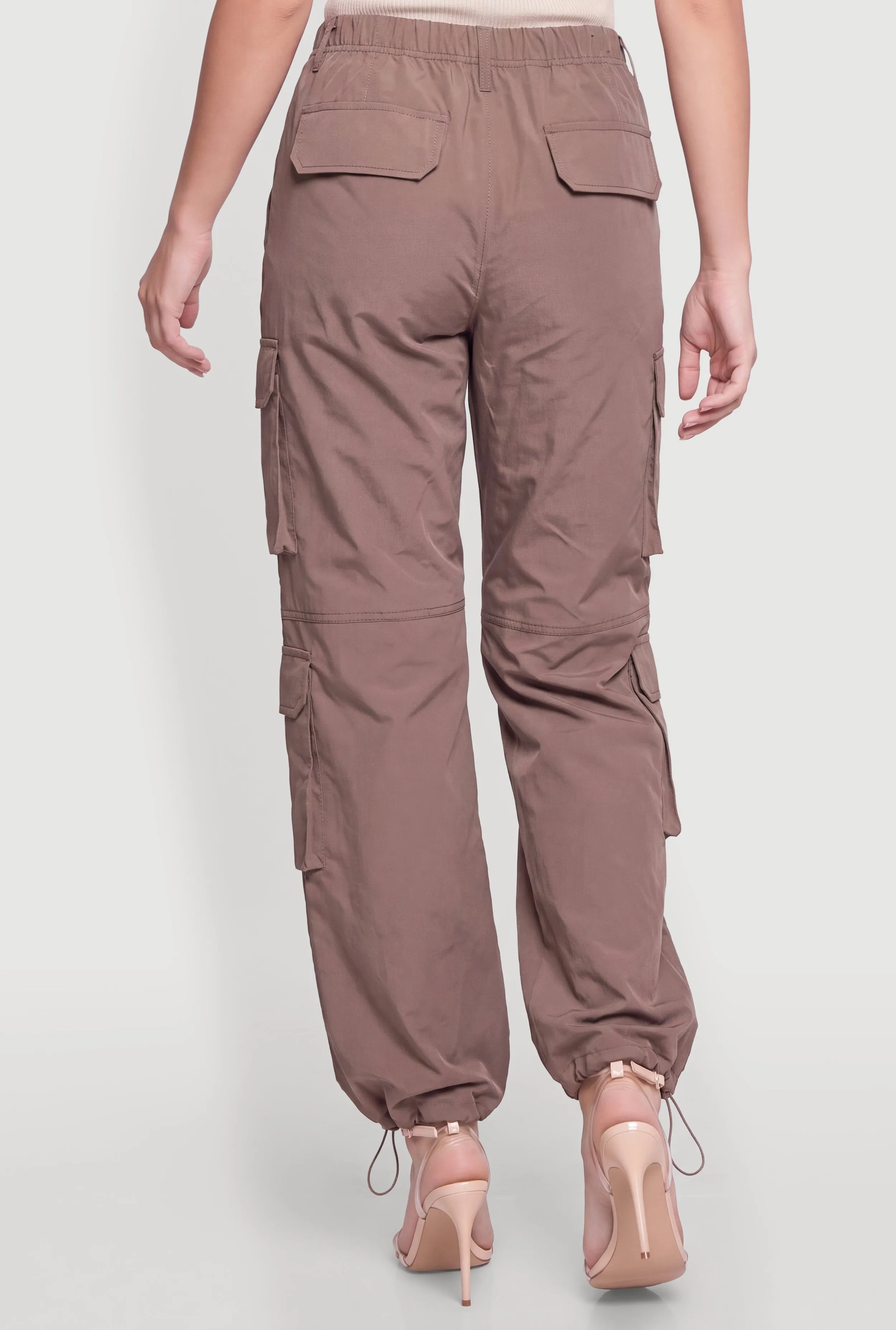 Toggle Drawstring Hem Cargo Joggers sold by Rainbow product image thumbnail 5