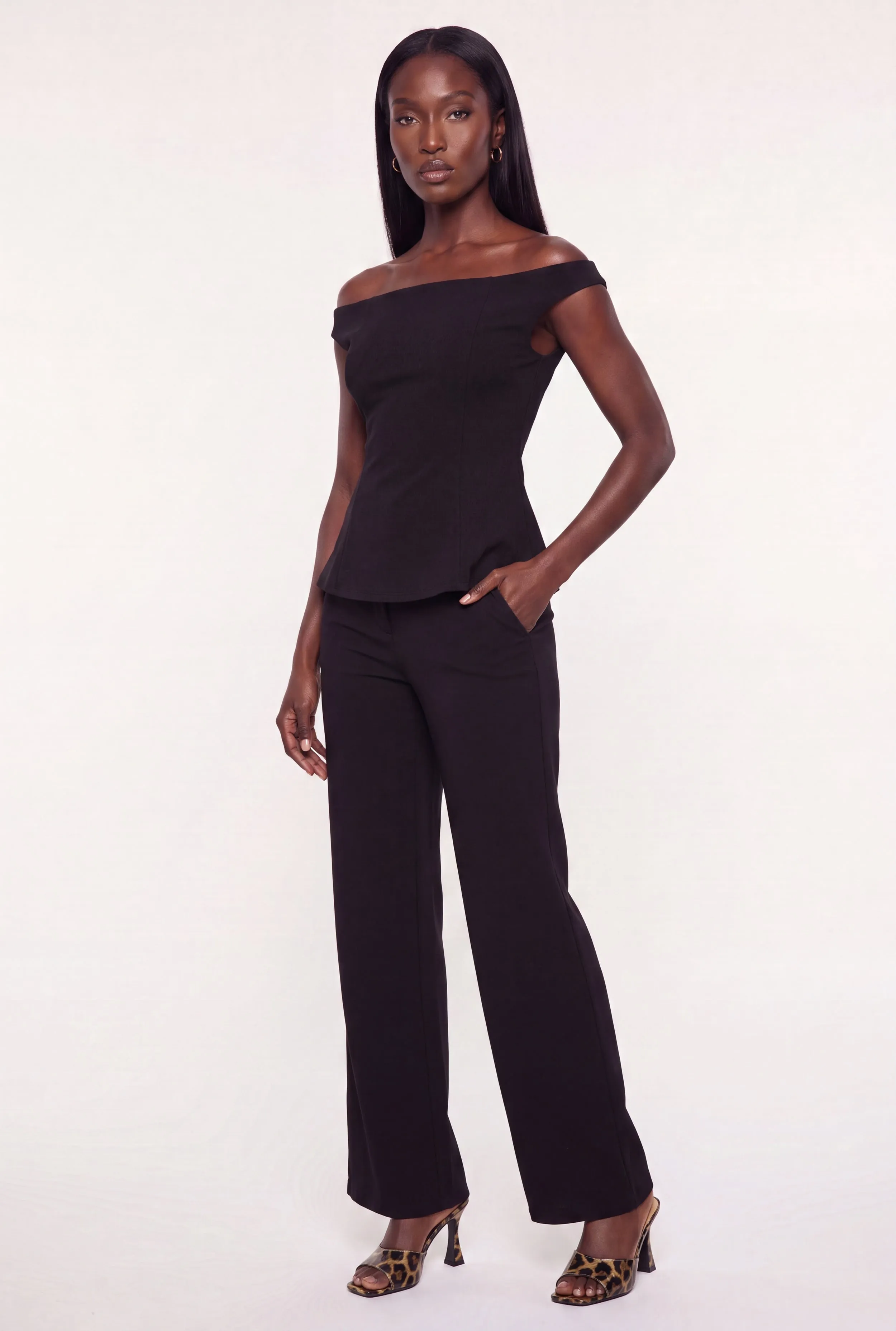 Off The Shoulder Peplum Blouse sold by Rainbow product image thumbnail 3