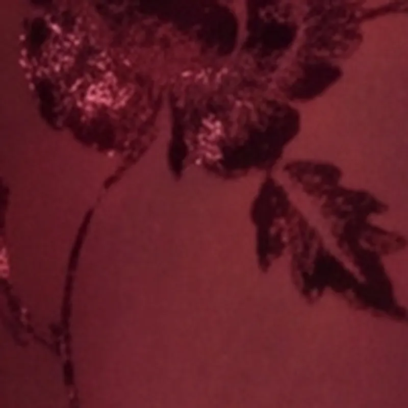 Floral Velvet Burnout Flare Pants sold by Rainbow product image thumbnail 4