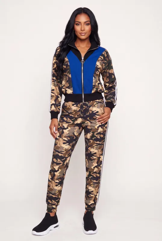 Camo Pull On Joggers made by Rainbow