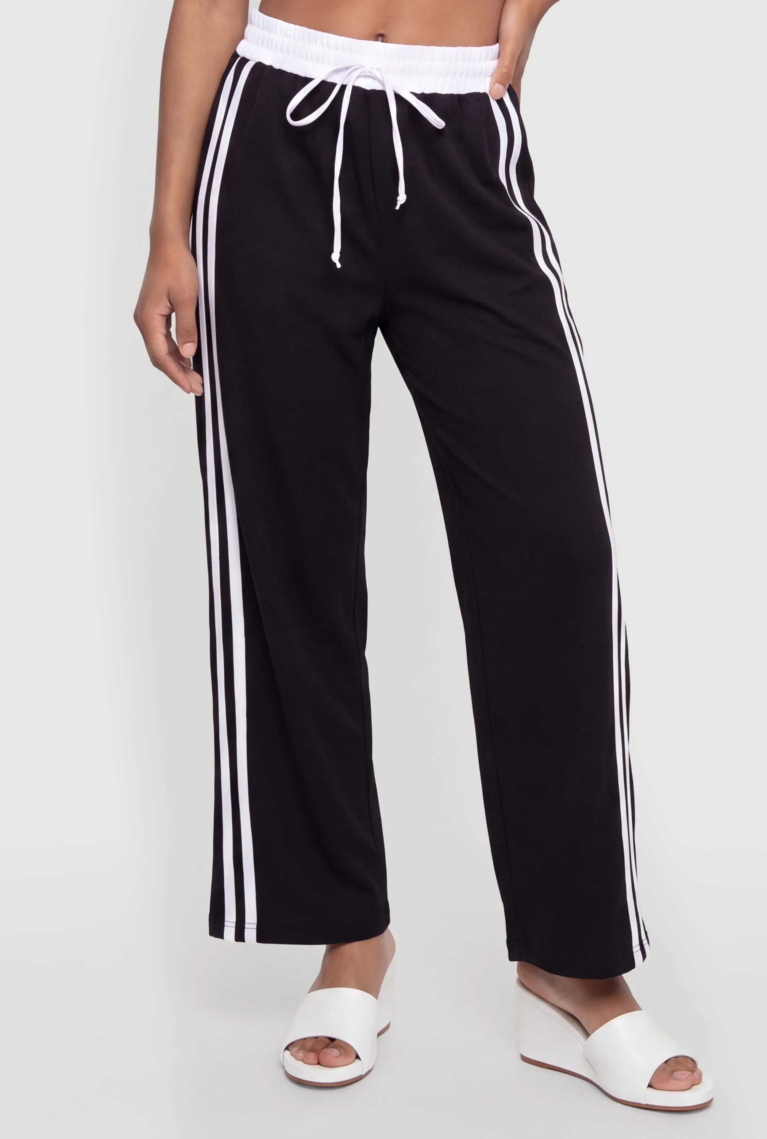 Varsity Stripe Detail Drawstring Pants sold by Rainbow product image thumbnail 3