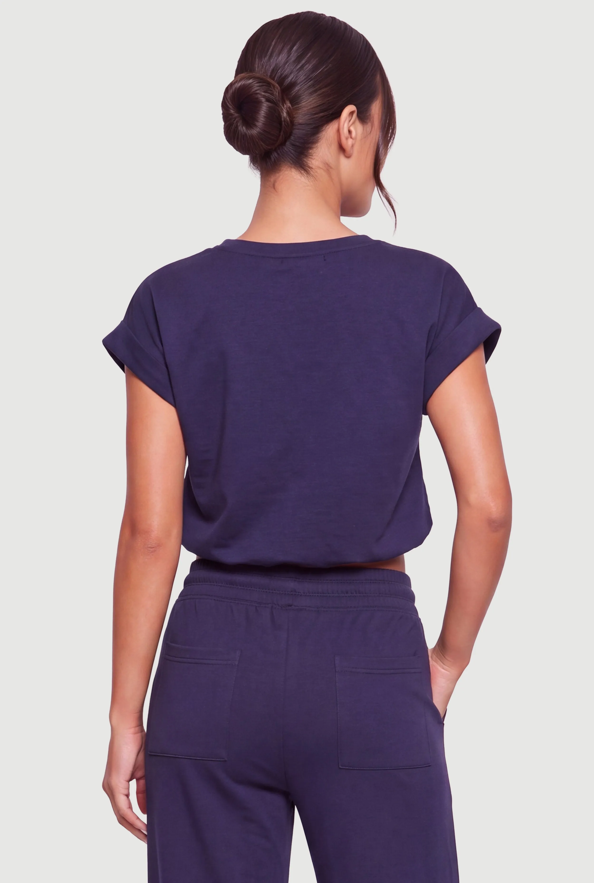 Almost Famous Graphic Bubble Hem Crop Top sold by Rainbow product image thumbnail 5