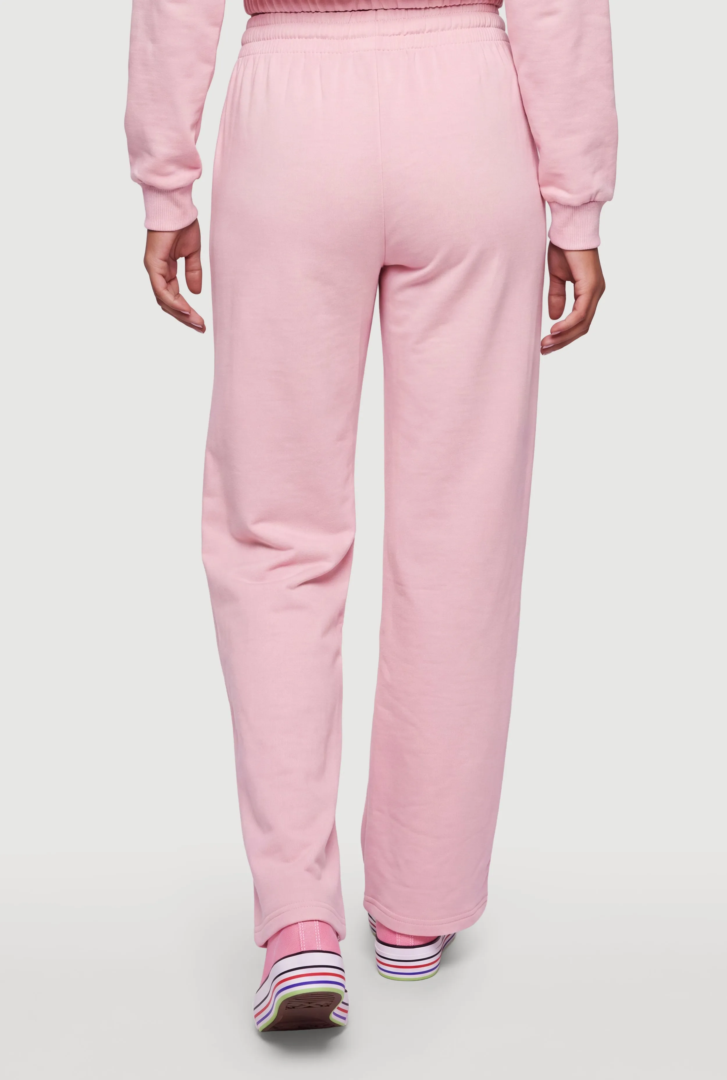 Drawstring High Waisted Pull On Sweatpants sold by Rainbow product image thumbnail 5
